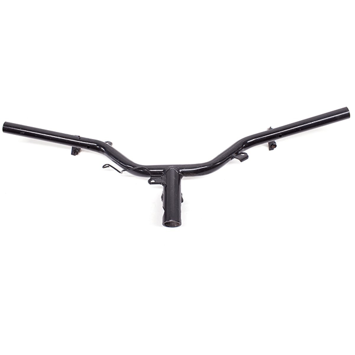 Handlebar Side to Side Bolt Fixing Black Steel Painted Easy Installation Scooter