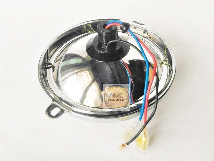 HEAD LIGHT 6V. (DIA = 6″) FOR HONDA CB125S CA175 CT90 CT125 ST90 SS125A XL175