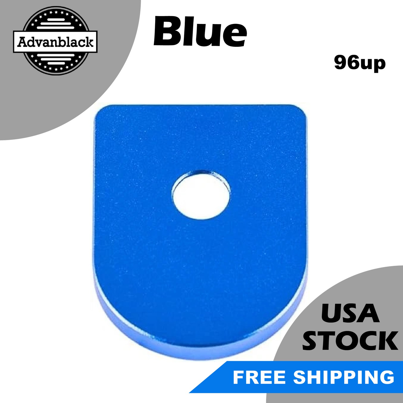 Blue Axion CNC Machined Seat Bolt Post Knob Cover For Harley Road Electra Glide