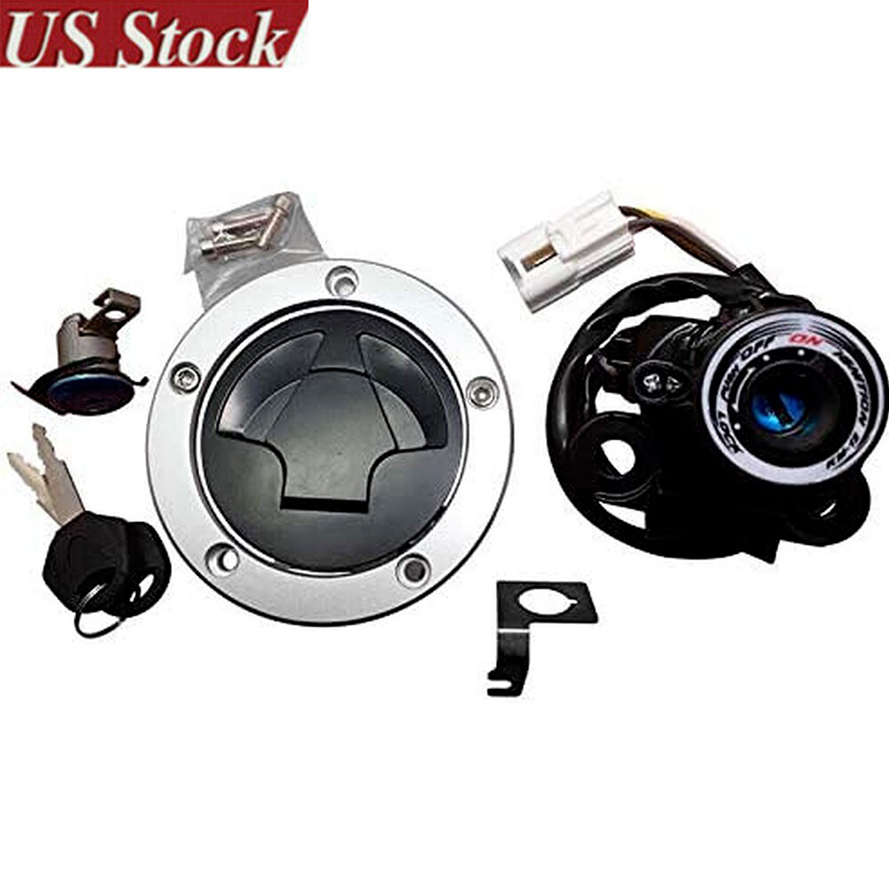 Ignition Switch Fuel Gas Cap Lock Set For Kawasaki Ninja 1000 ZX6R ZX10R Z1000SX