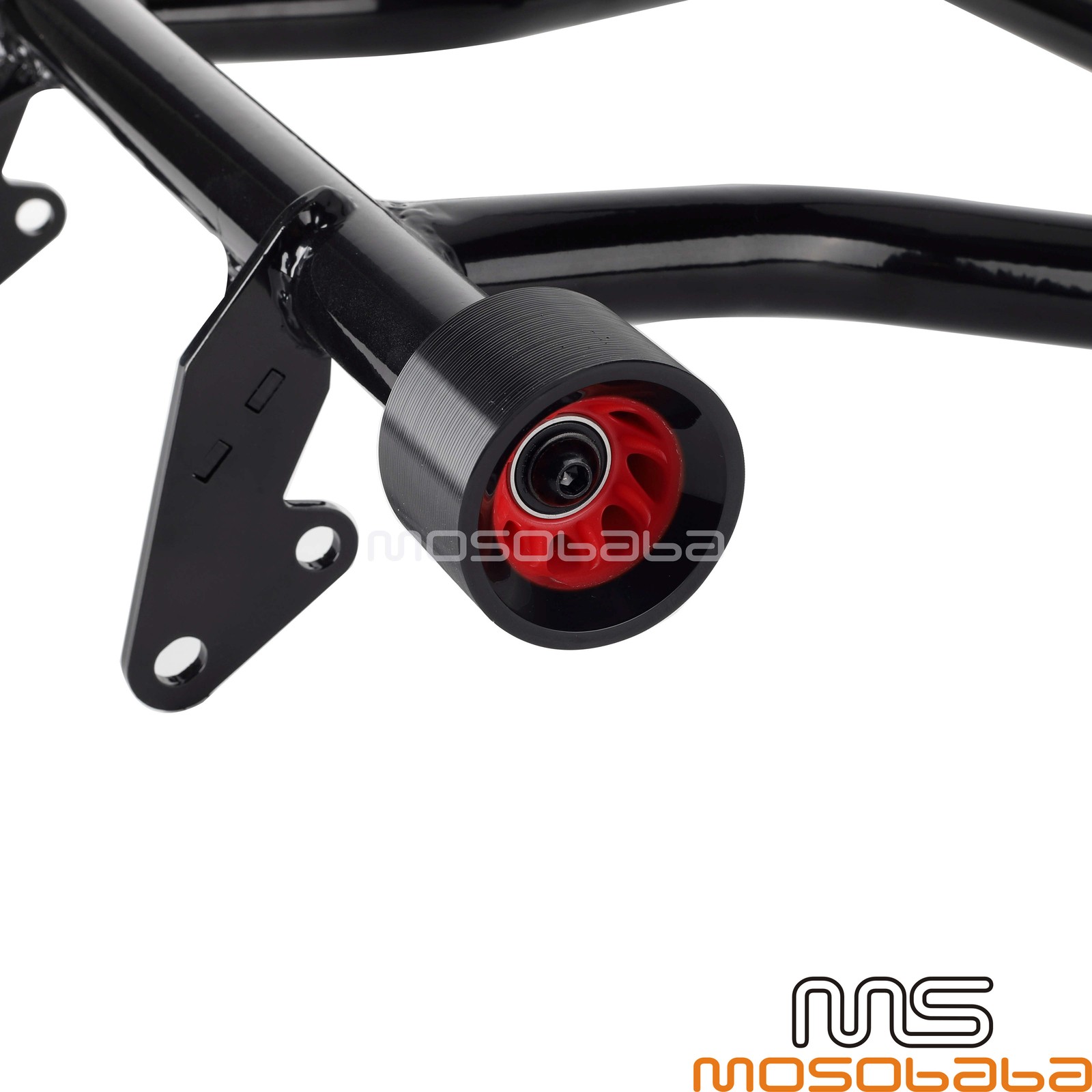 Black Highway Crash Bar Kit For Harley Softail FXBBS FXBRS FXLRS FLFBS FLHC FLSL