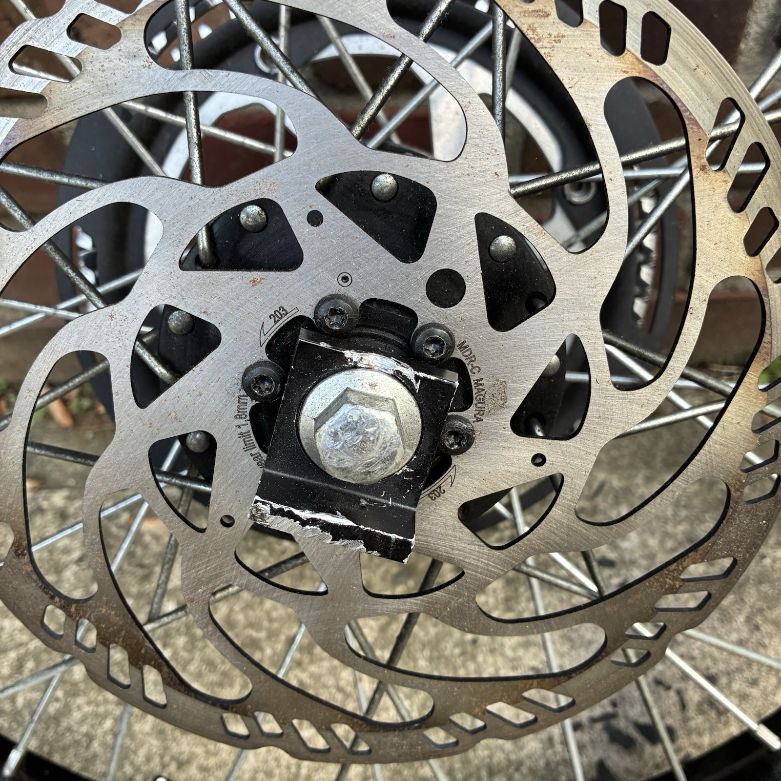Rawrr Mantis X Front Rear Wheel Rim Assembly Set OEM Rotors Hubs Used