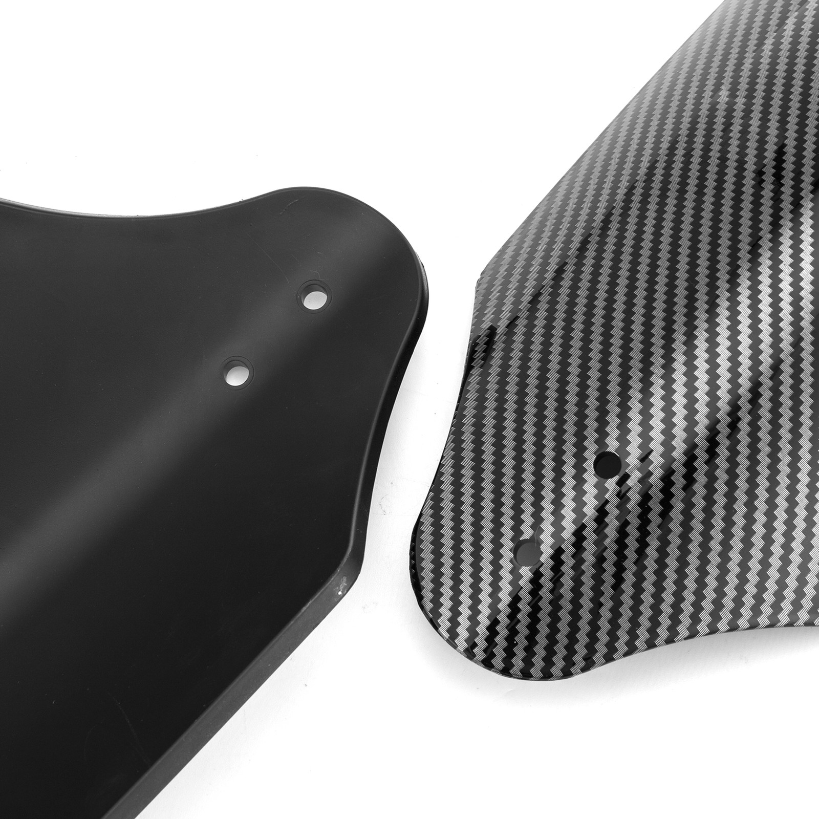 Carbon Fiber Pattern Handlebar Handguards For Harley Softail Dyna Street Fat BoB