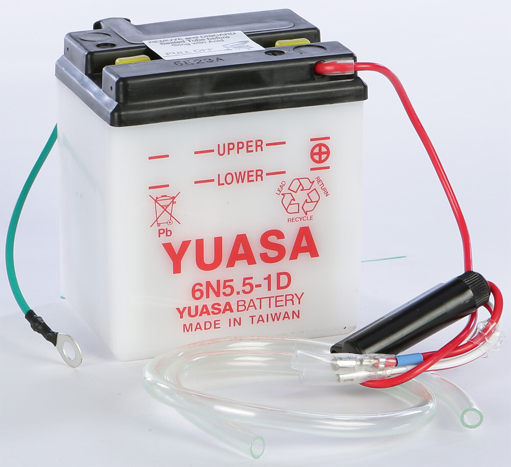 Yuasa Conventional 6V Battery Honda CT90 CT90K ST90K SL90 6N5.5-1D YUAM2655B