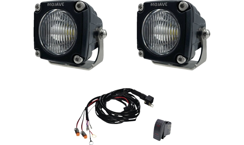 All Balls LED Racing Light Kit 2in FLOOD LIGHT / SPOTLIGHT ATV UTV SXS TLM2-KIT