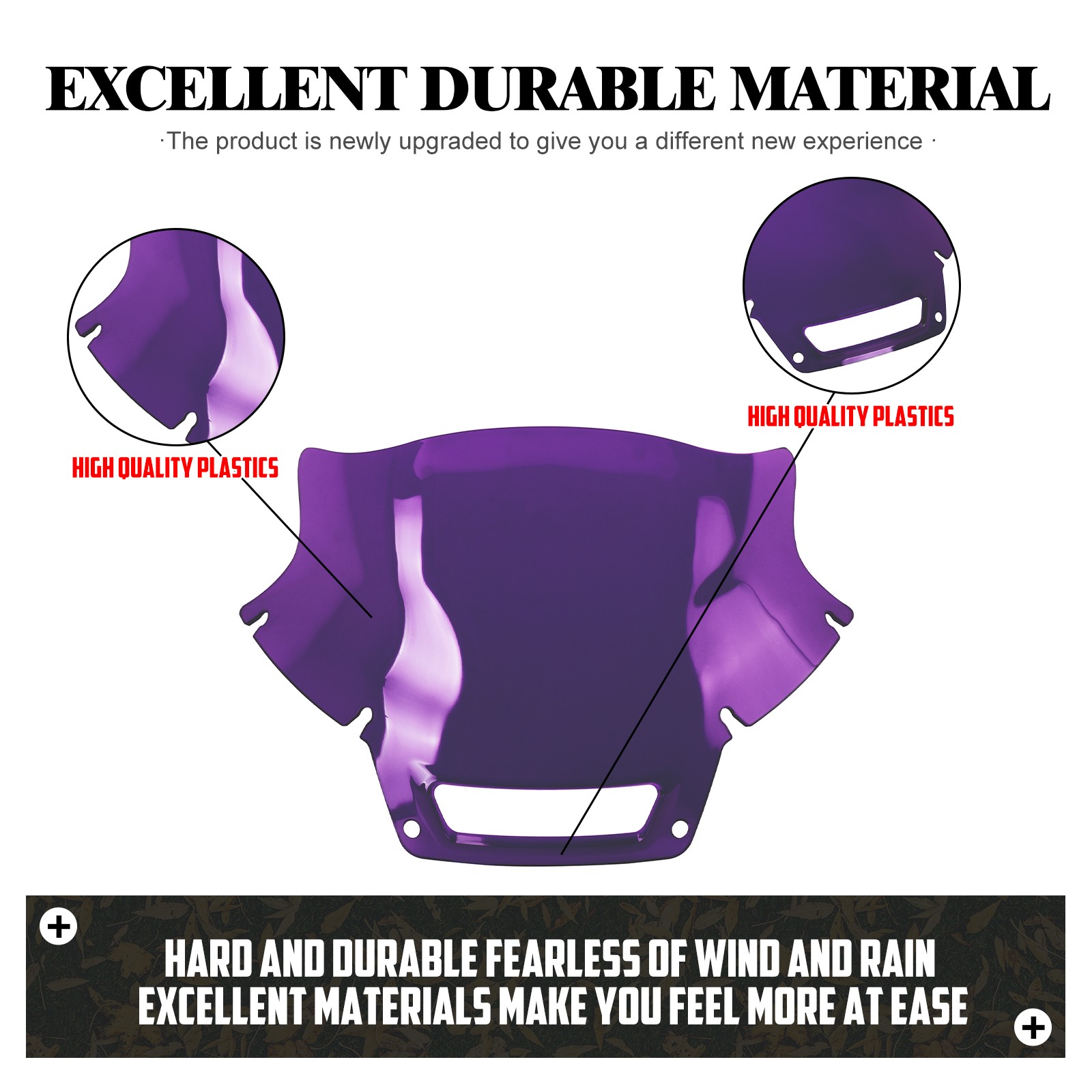 8.5″ Windshield Purple Windscreen Fits For Harley Low Rider ST FXLRST 117 22-25