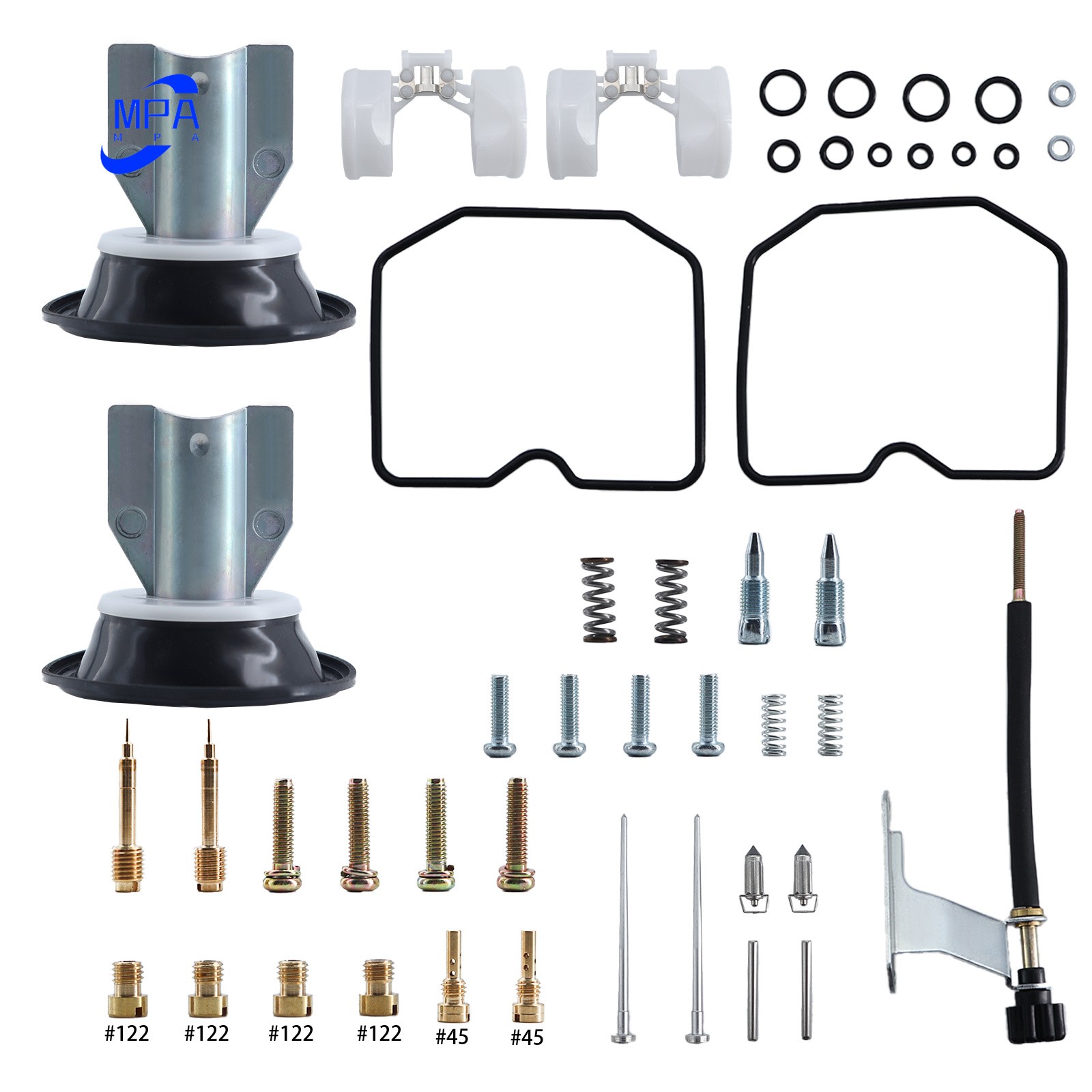 Carburetor Kit Plunger Diaphragm For 1996-2009 Kawasaki EN500 C EN500 Vulcan LTD