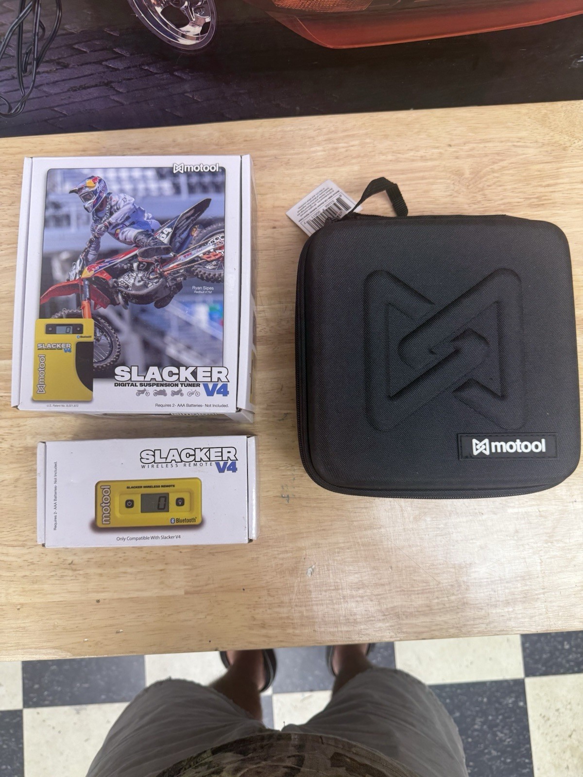 Motool Slacker V4 Digital Suspension Tuner, Wireless Remote & Ballistic Case NOS