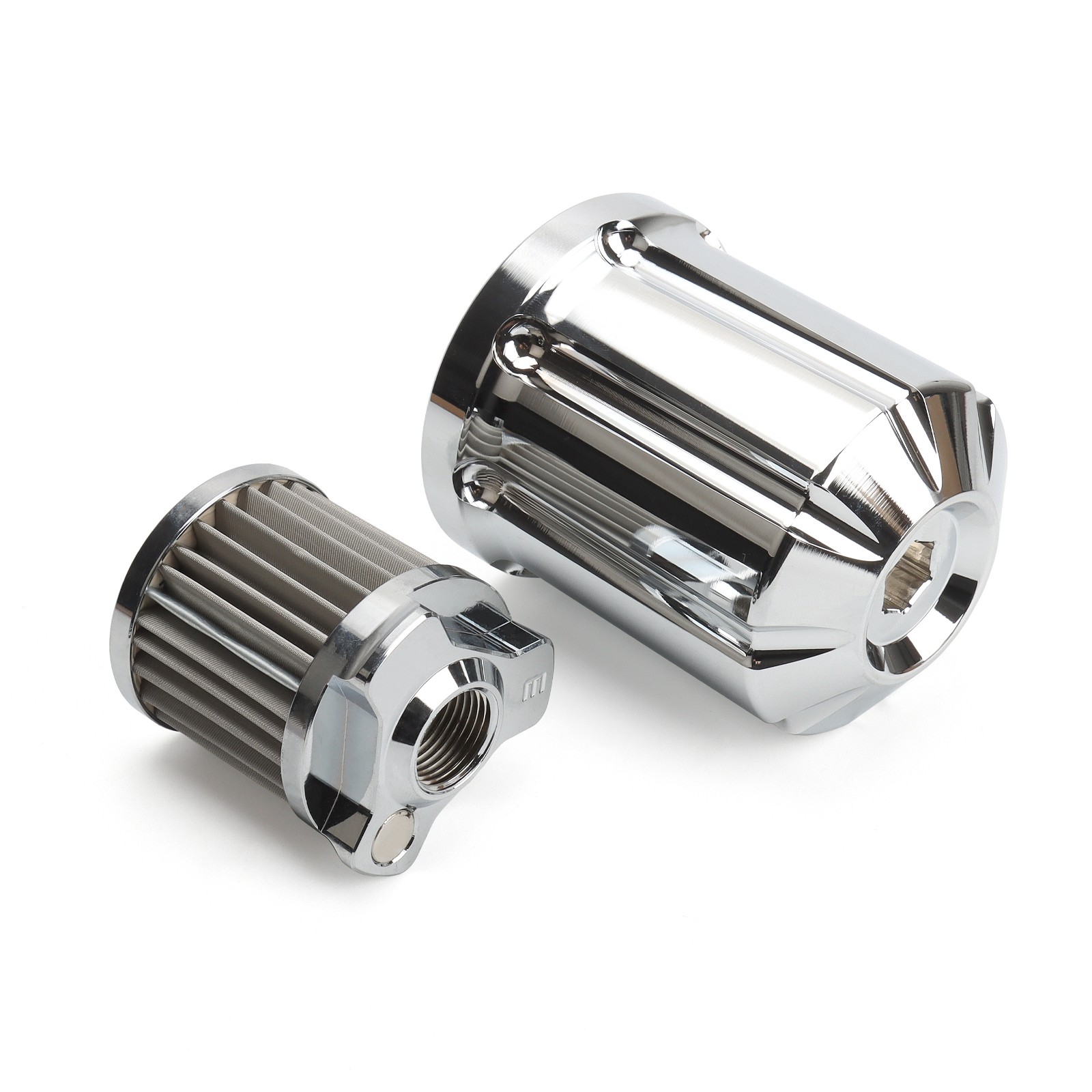 Oil Filter Reusable Aluminium For Harley Twin Cam EVO Touring Softail Dyna 99-17