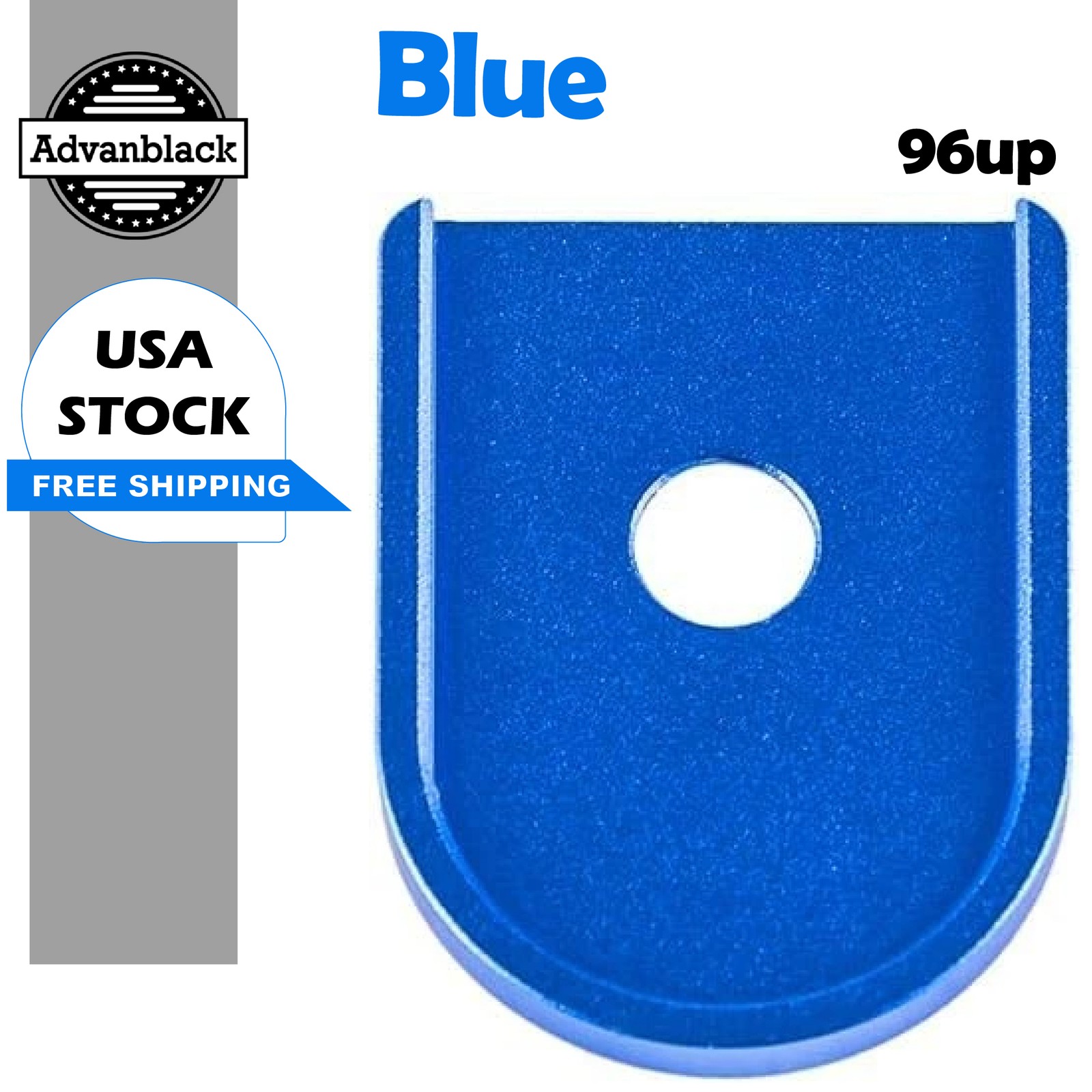 Blue Axion CNC Machined Seat Bolt Post Knob Cover For Harley Street Road Glide