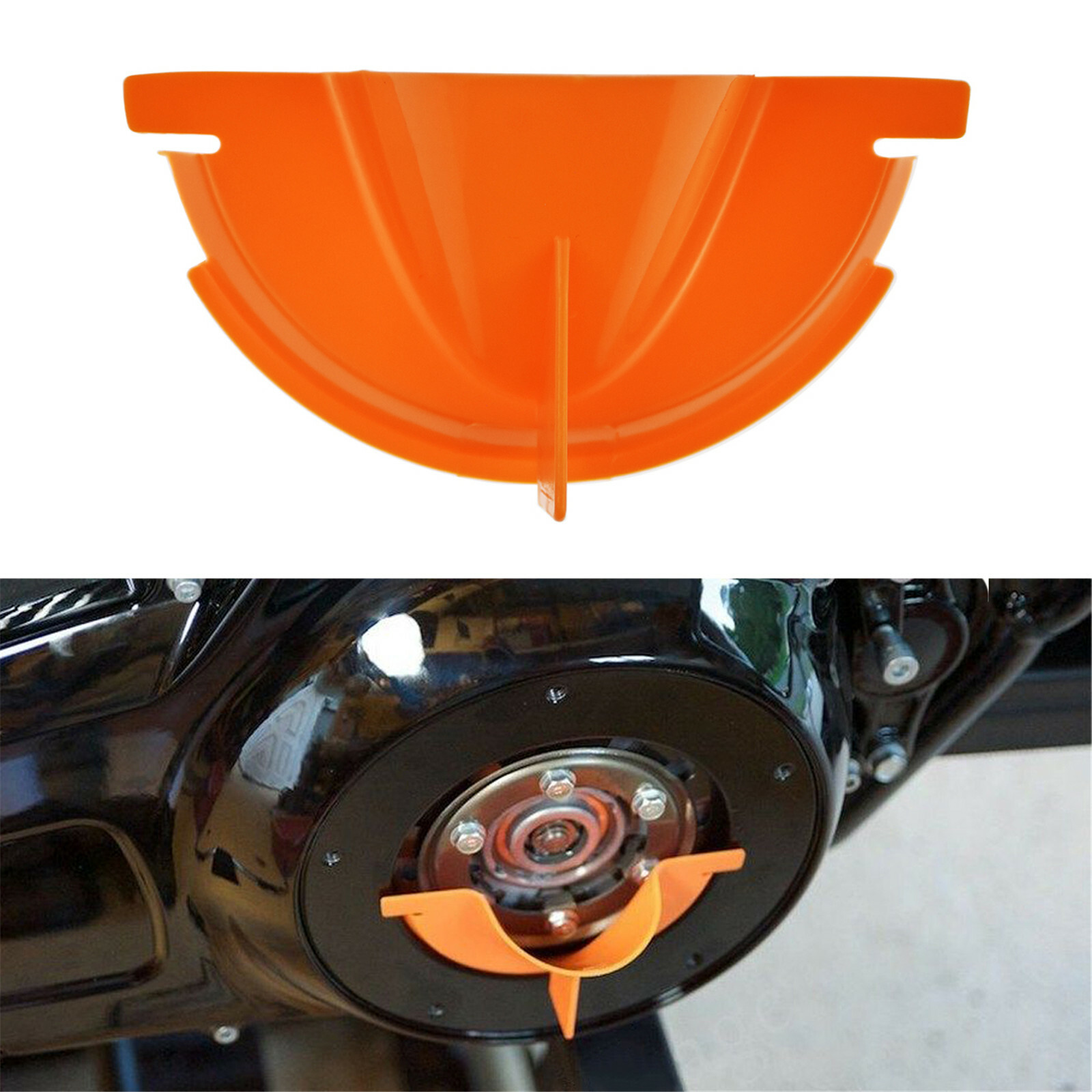 9” Crankcase Fill Primary Case Drip-Free Oil Funnel Filter Kits Fit For Harley