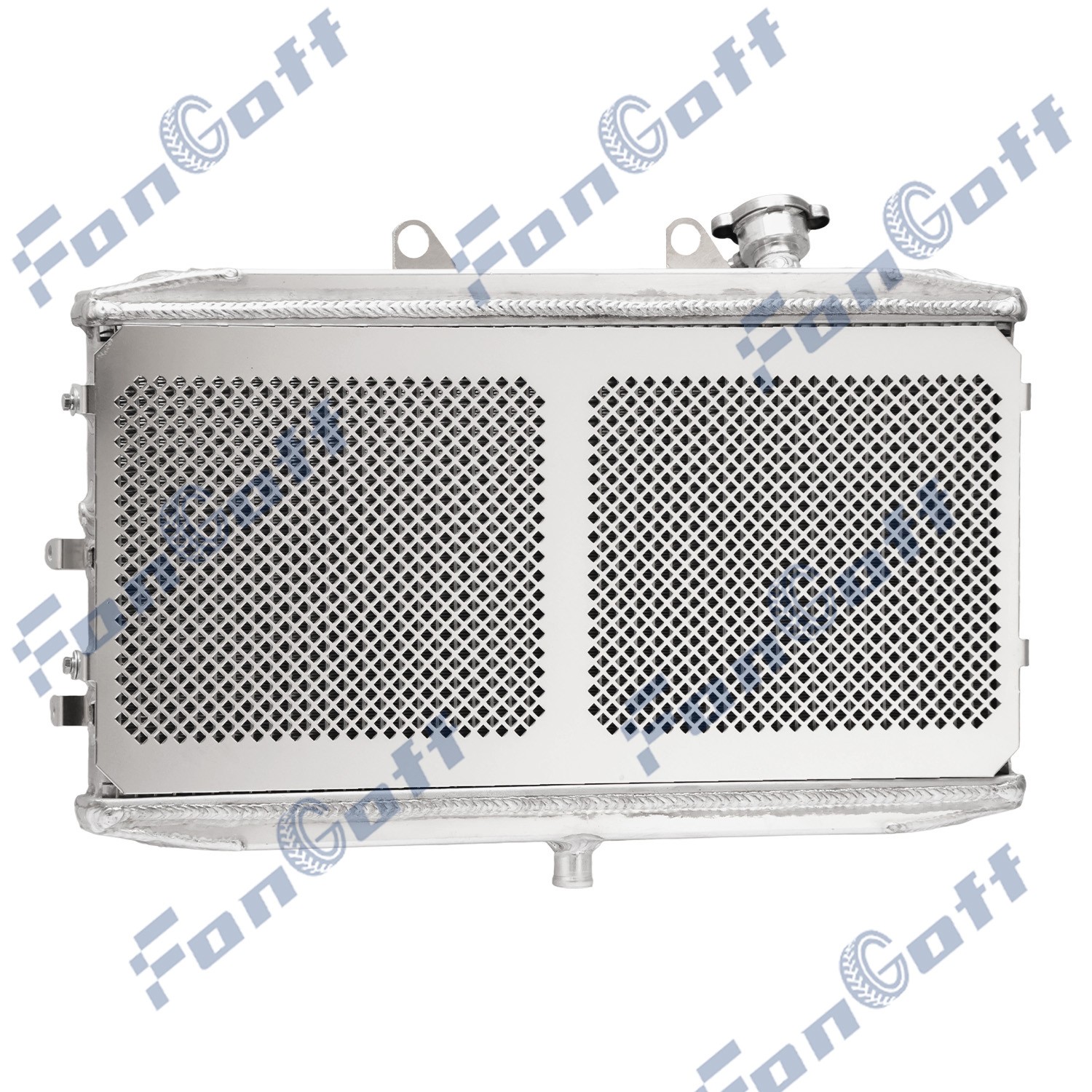 2294CC Radiator W/Grille Guard Cover For 2004-2017 07 Triumph Rocket 3 III 2300.