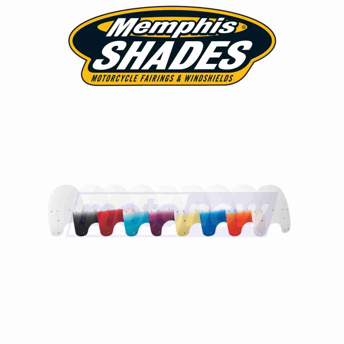Memphis Shades MEP3629 Replacement Plastic for Fats Windshields (9in. qc