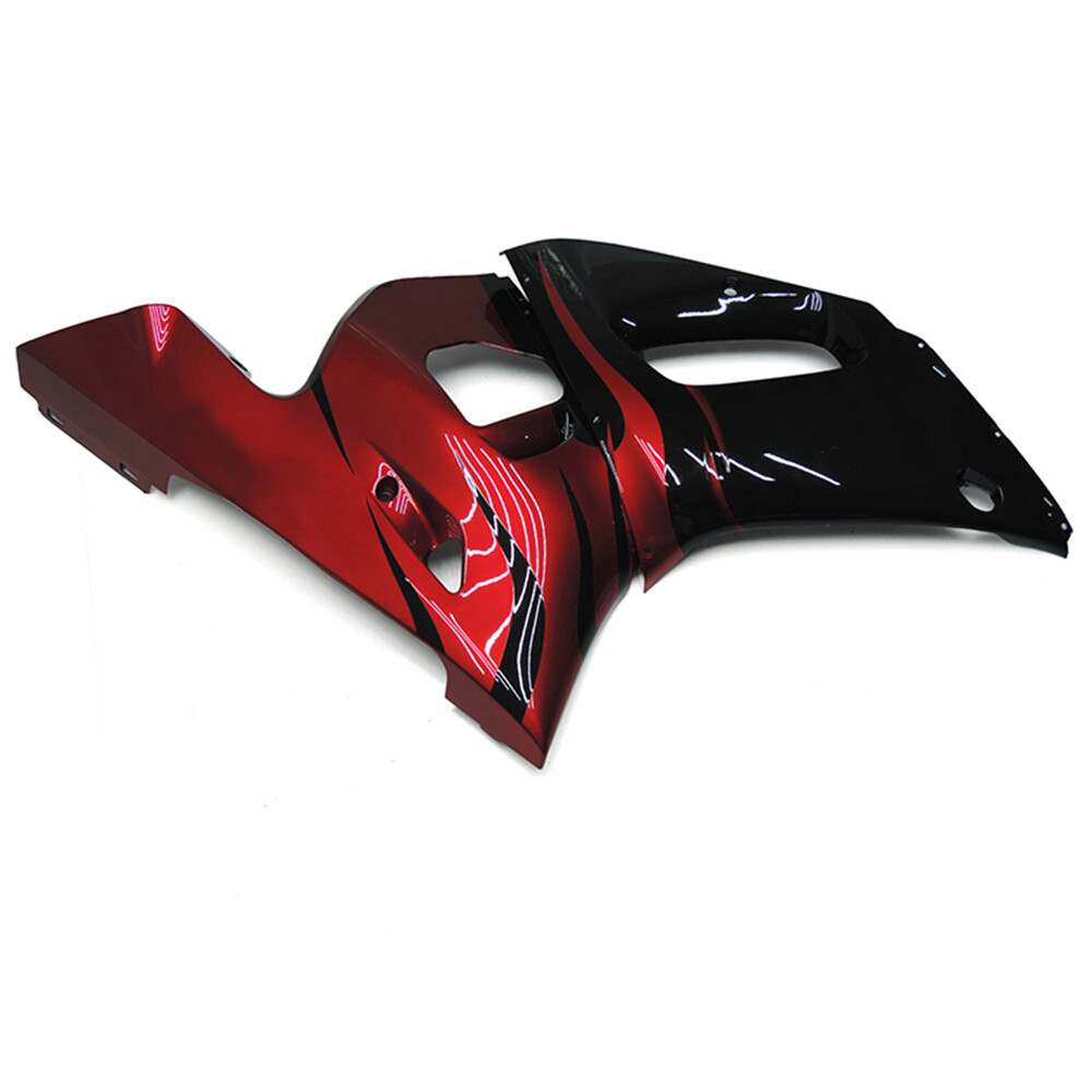 Red Black Fairing Kit for 1998-2002 Yamaha YZF R6 Injection ABS Plastic Bodywork