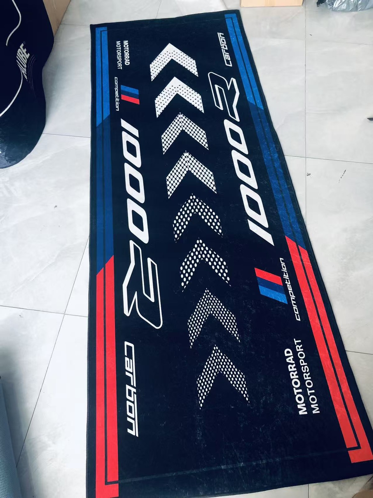 Motorcycle Workshop Showroom Garage Anti-slip Carpet Mat TPE For BMW S M1000R