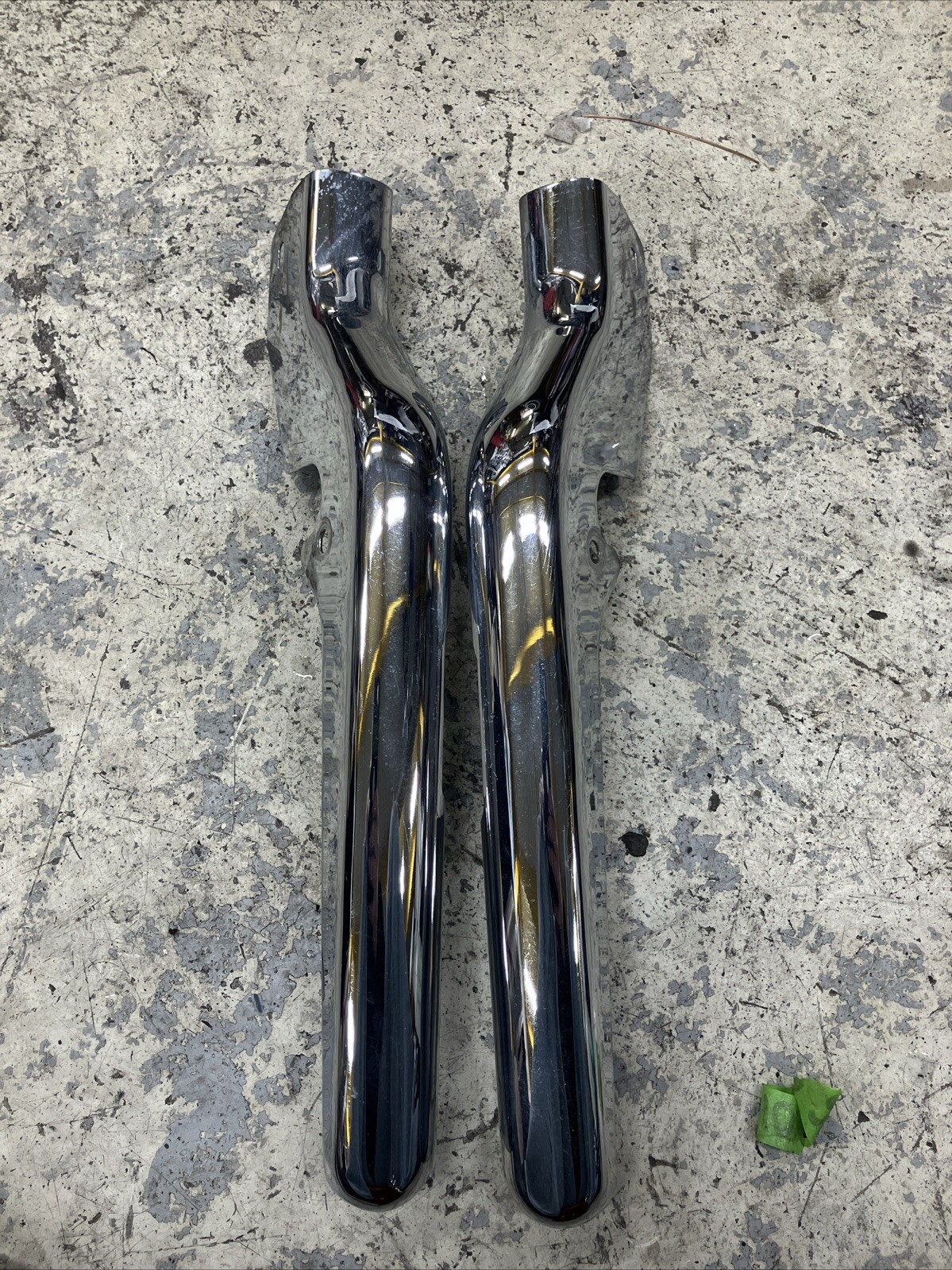 Harley Davidson OEM Chrome Rear Fender Strut Covers FLH FLT Touring LH RH