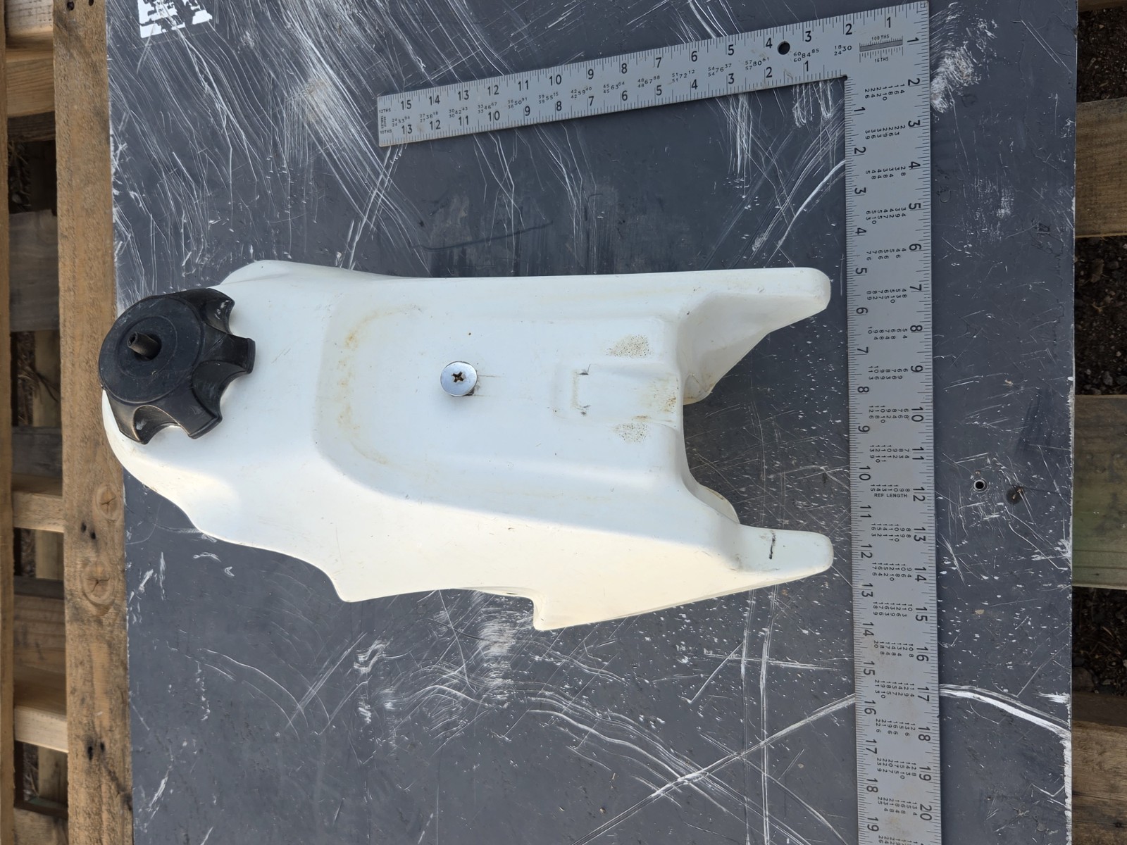 1996-2002 Honda CR80 WHITE 1.3 GALLON GAS TANK