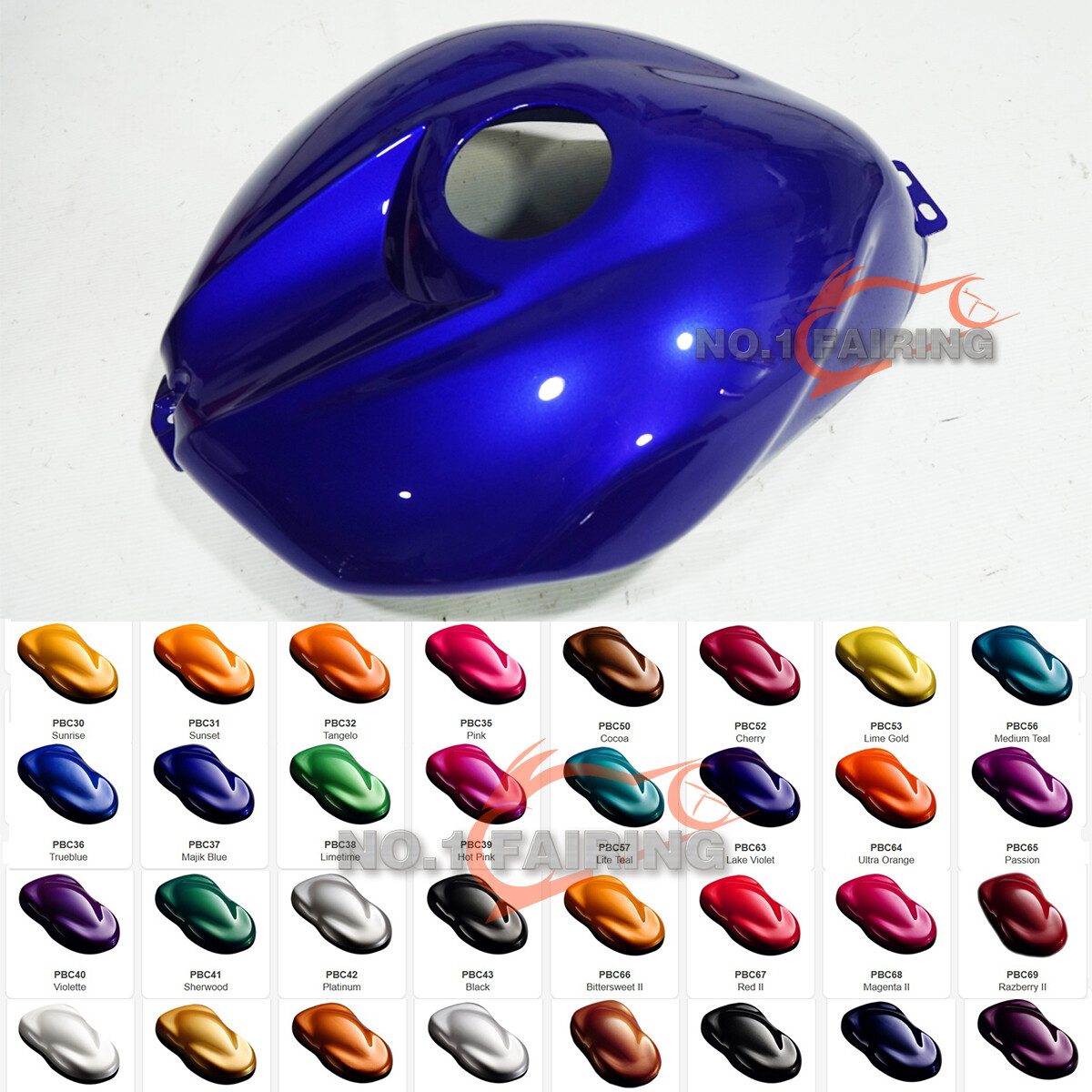 ABS Gas Fuel Tank Cowl Fairing For Kawasaki Ninja 650R 2009-2011 EX650 Unpainted