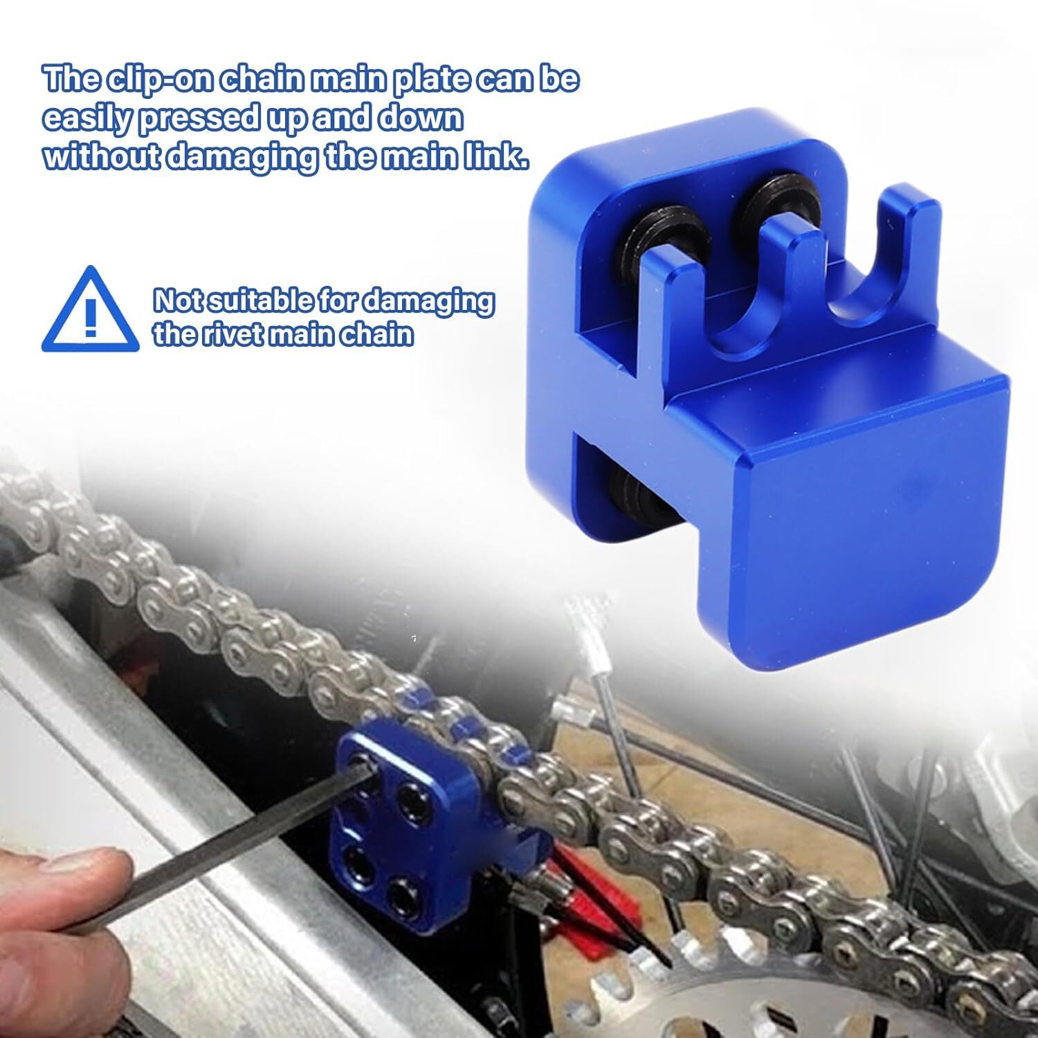 ✨Master Link Chain Press Tool 520 525 530 Sideplate Universal For Motorcycle Atv