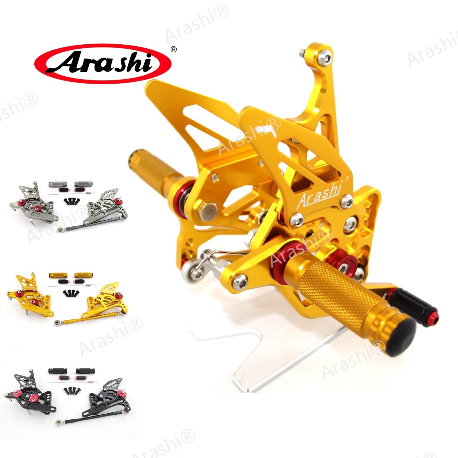 Rearsets Footpegs For Suzuki GSXR 1000 2005 2006 K5 K6 Rear Sets Footrest Pedals