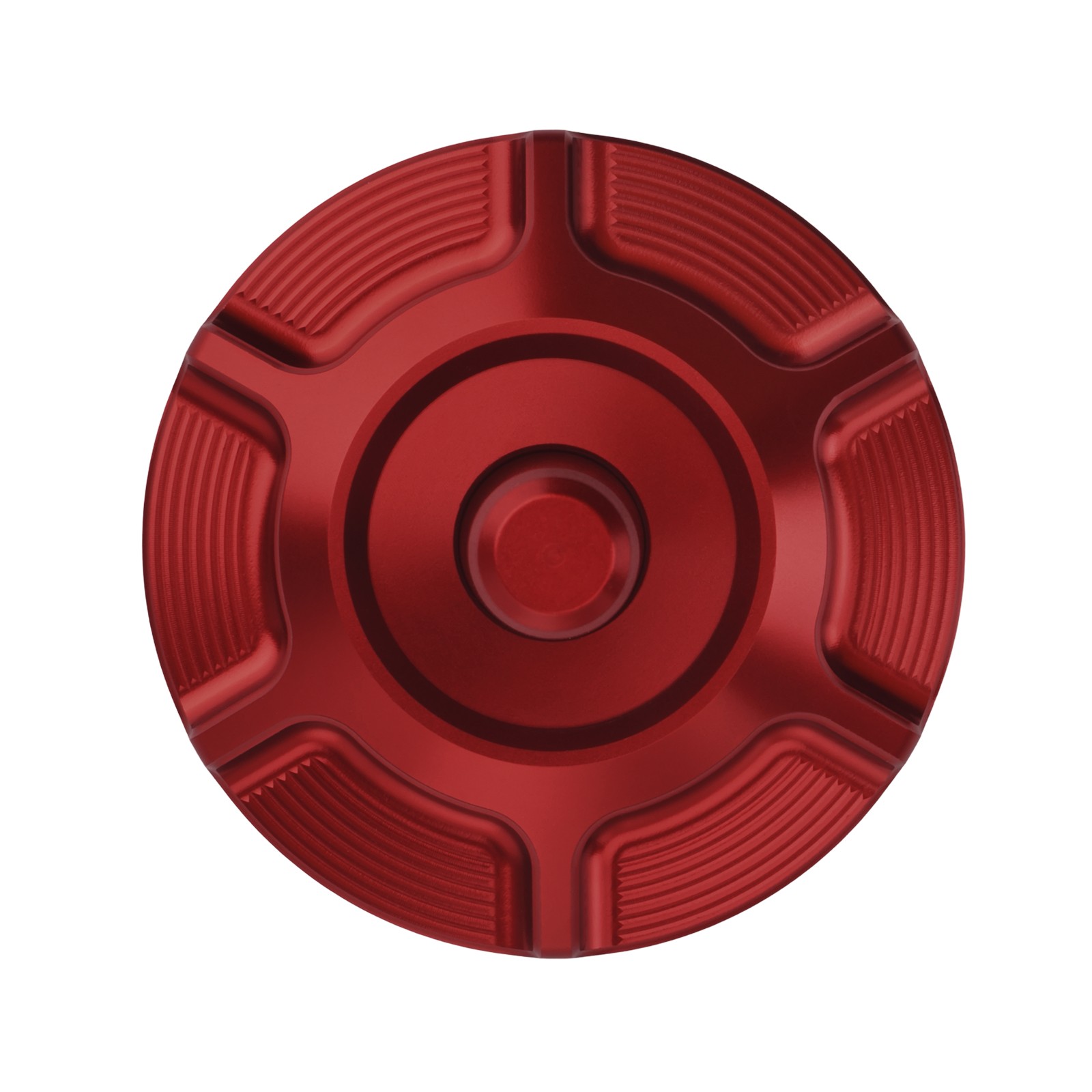 Gas Fuel Tank Red Cap w/ Vent Tube Universal Fit For Harley Touring Softail Dyna