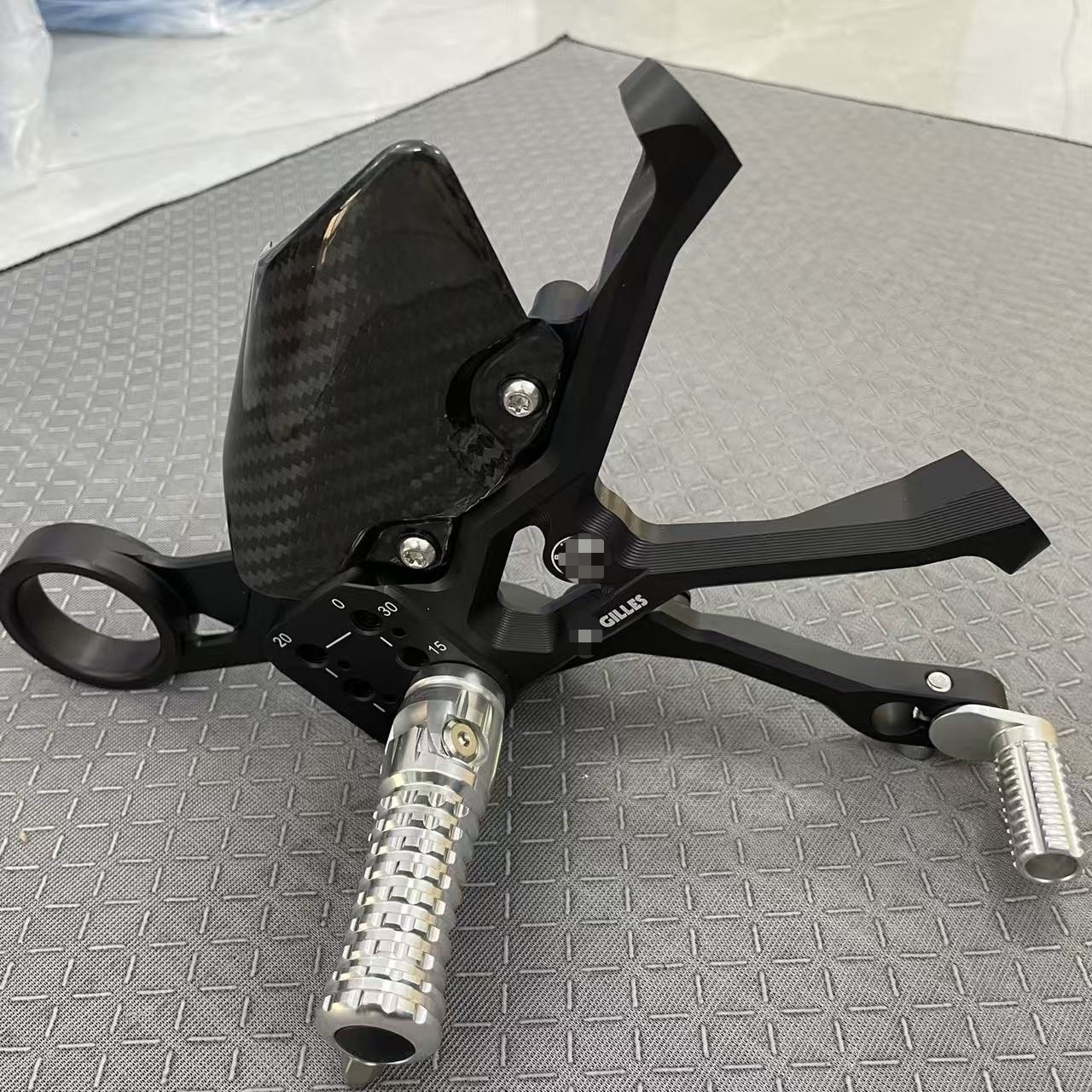 CNC & Carbon Adjustable Rear Footpegs Rearsets For BMW S1000RR M1000RR 2019-2025