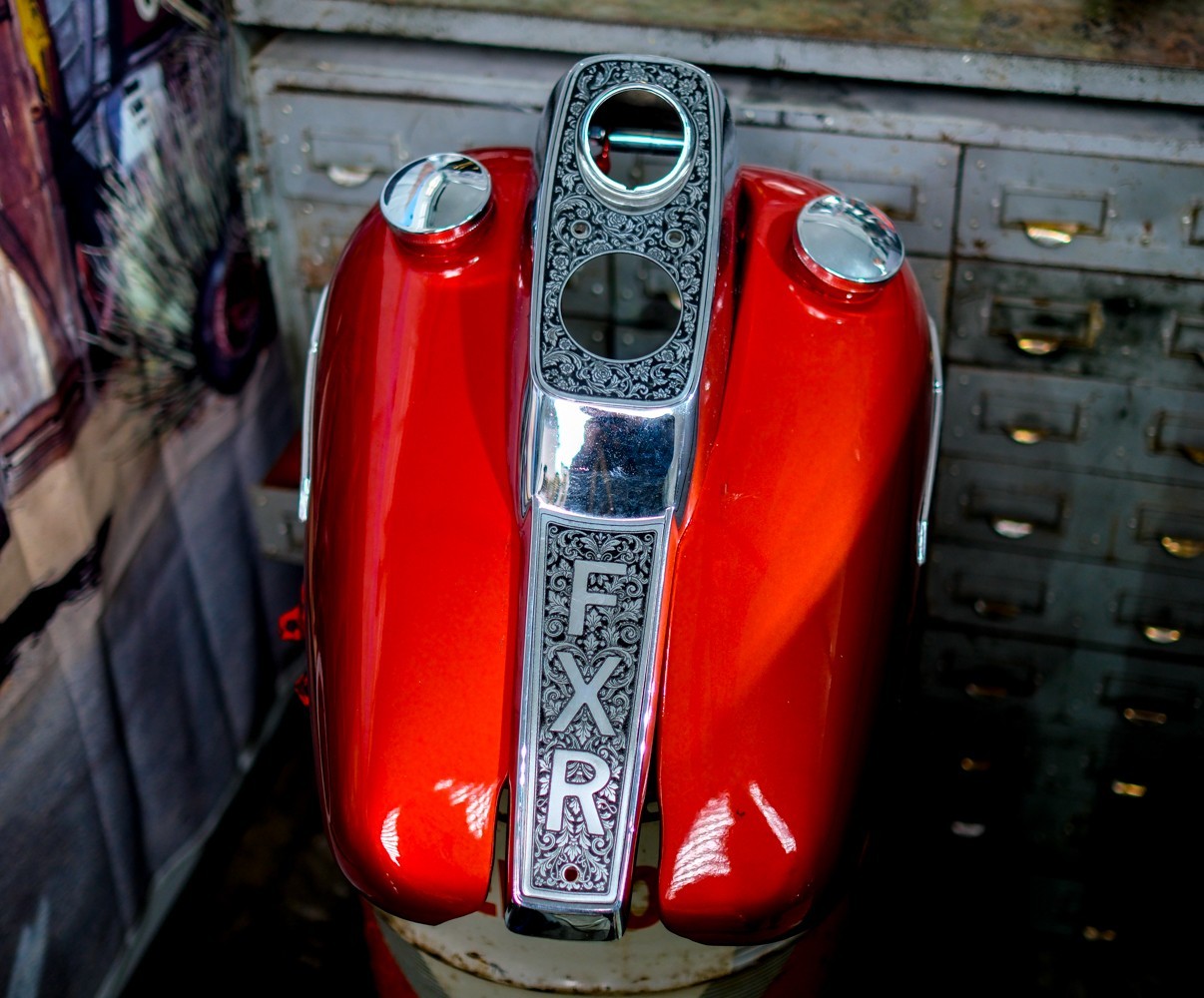 Engraved Scrollwork Metal dash console inserts FXR FXRT FXRC FXRD FXRT Harley