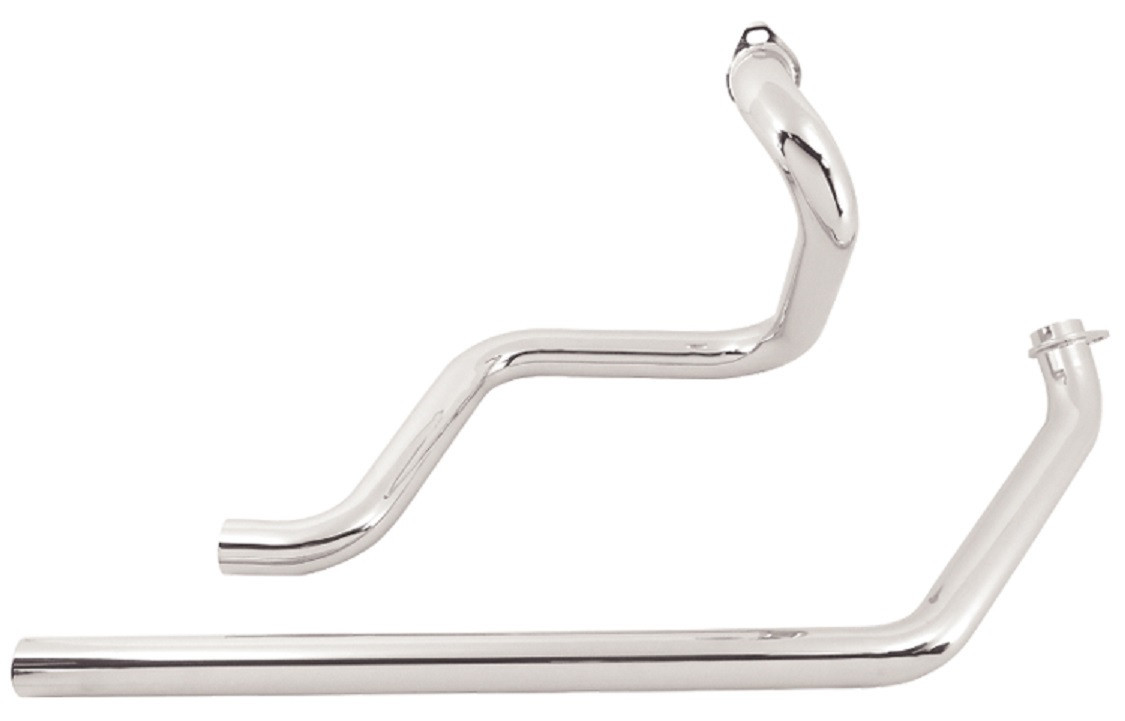 TRUE DUAL HEAD PIPES EXHAUST HARLEY SHOVELHEAD ELECTRA GLIDE FL FLH 70-84