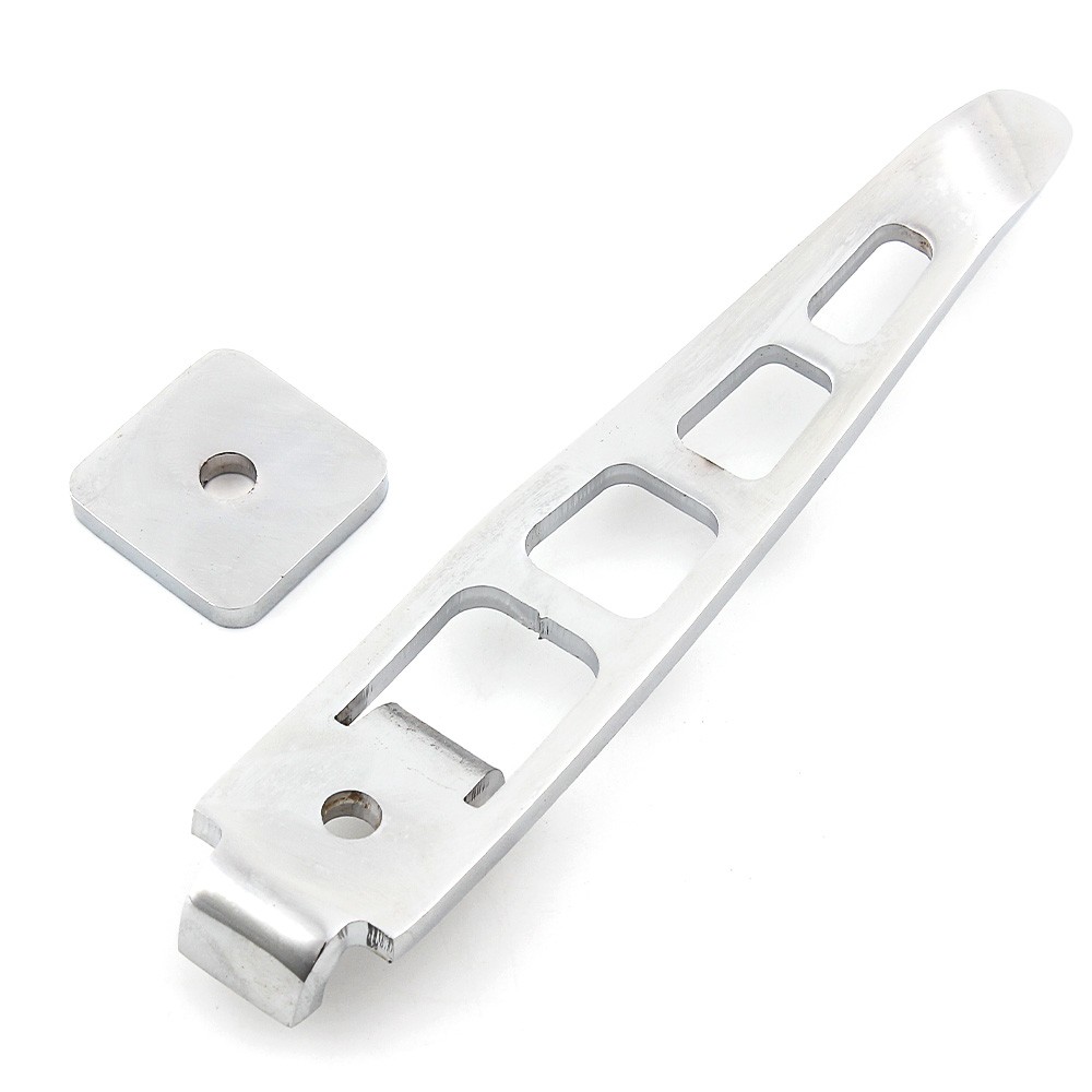 Fit For Harley Dyna Super Glide Street Bob FXDB Chrome Stand Kickstand Extension