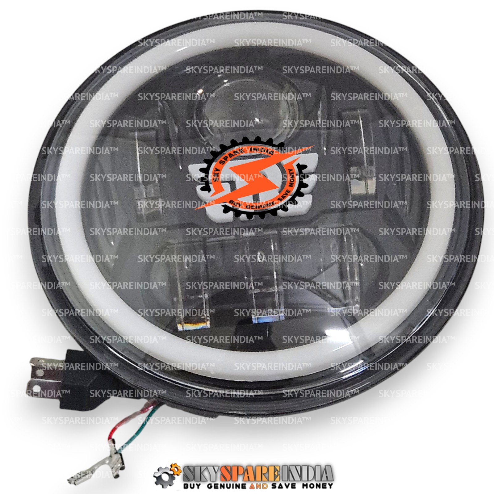 LED 7″ Headlight Headlamp Compatible With Royal Enfield Himalayan