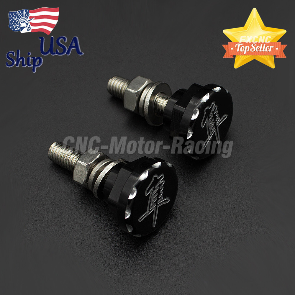 For Suzuki GSXR1300/Hayabusa 1999-2018 2017 2016 2015 License Plate Screw Bolts