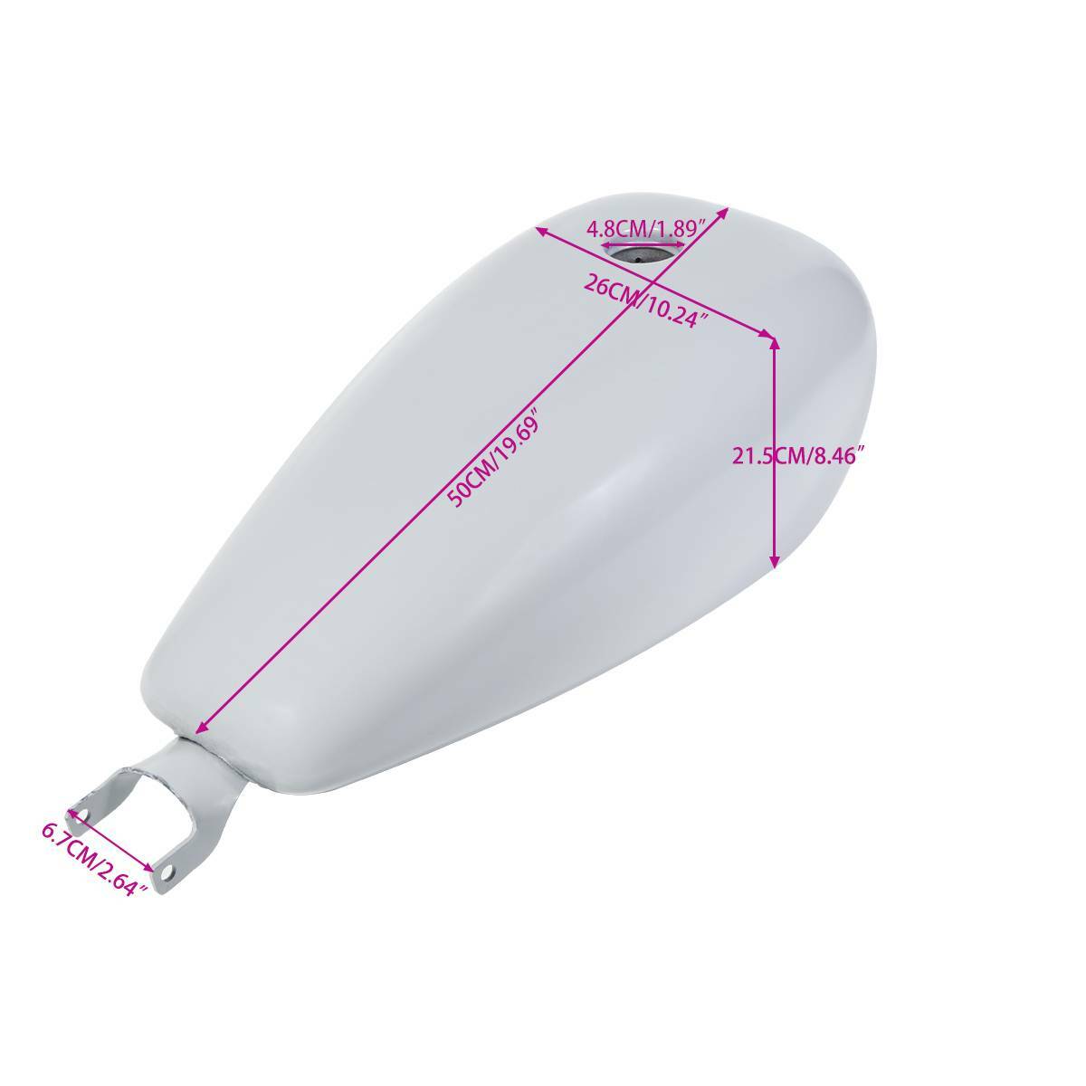 2.5 Gal Unpainted 3 Lift Fuel Gas Tank Fit For Harley Sportster XL883 1200 07-22