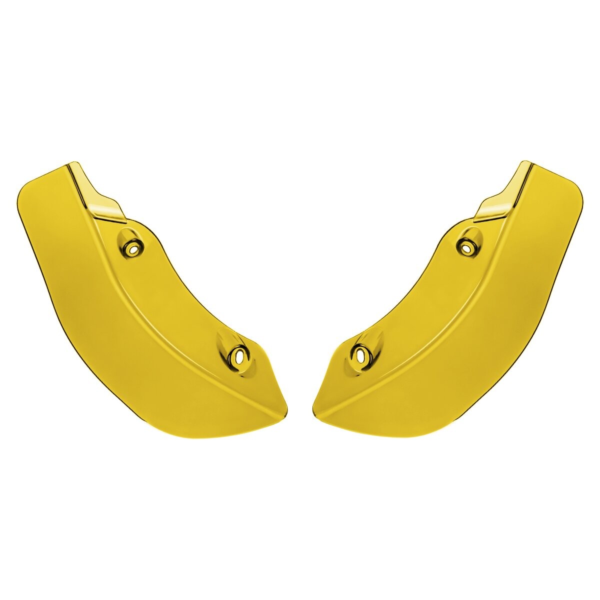 HogWorkz Yellow Fairing Side Wide Wing Air Deflectors HW157827