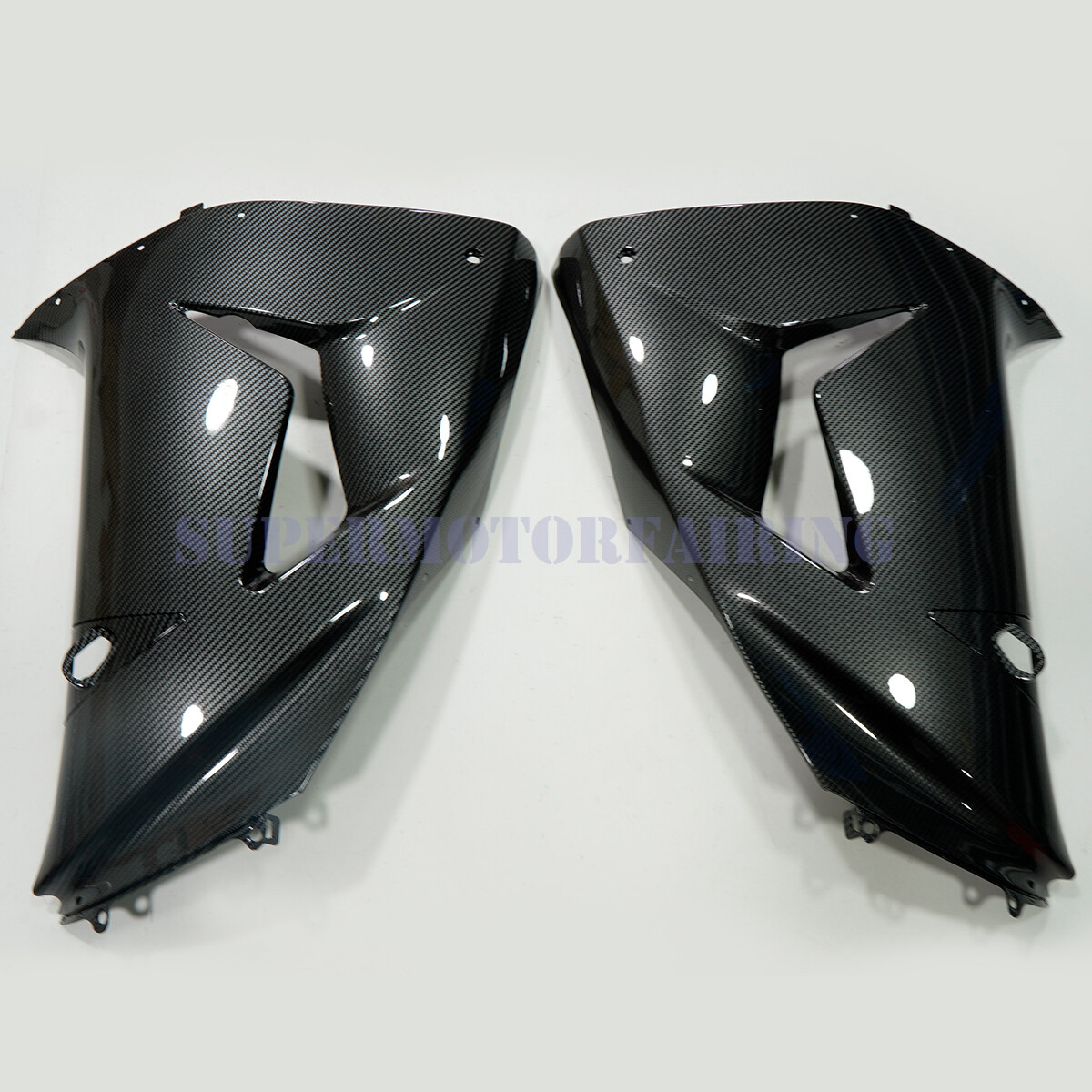 Fit for Kawasaki 2006 2007 Ninja ZX10R Black Carbon Fiber Look ABS Fairing Kit