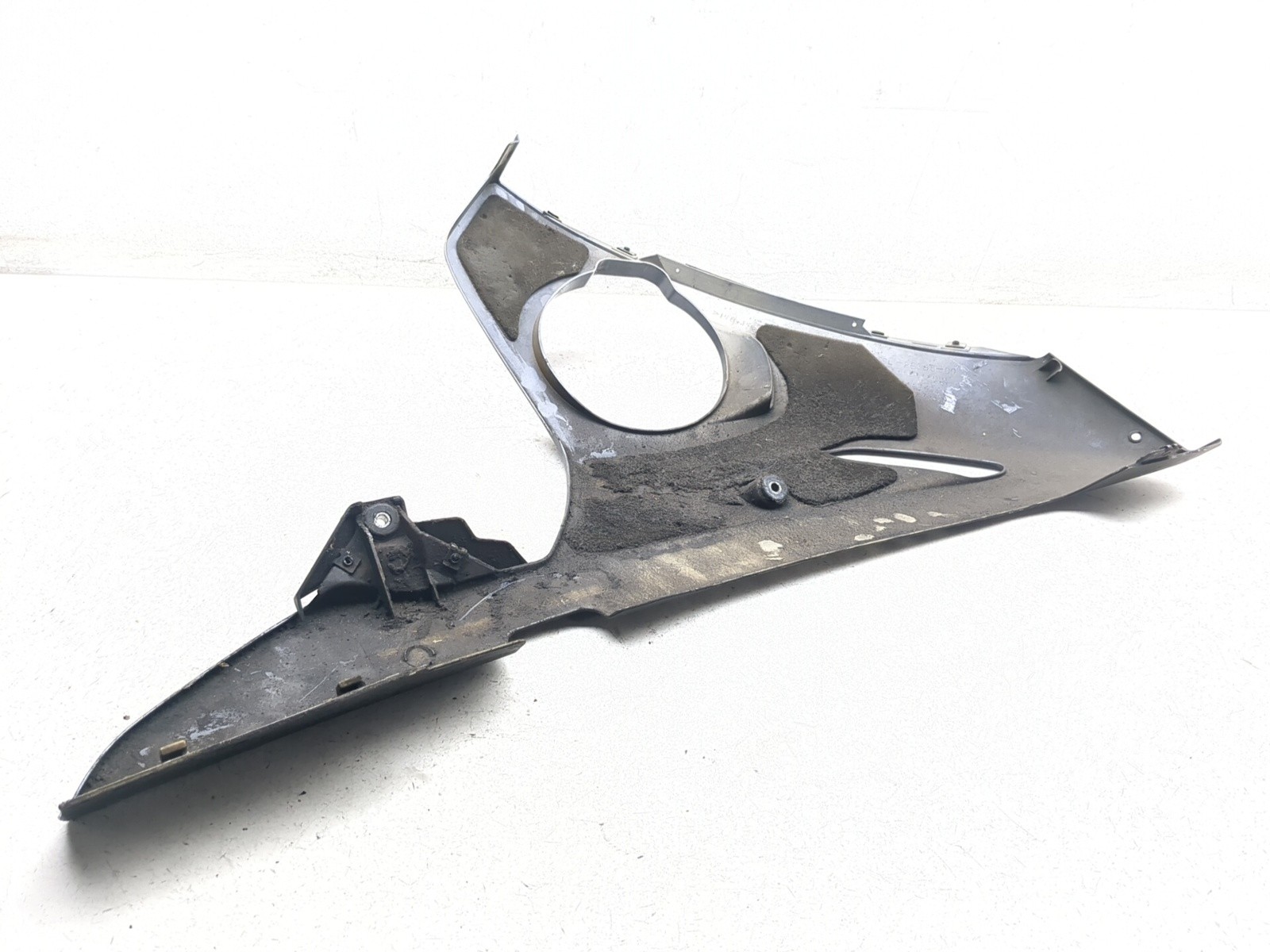 06-08 Yamaha YZF-R6S Lower Left Side Fairing Cowl Body Cover Panel 5SL-28385-00