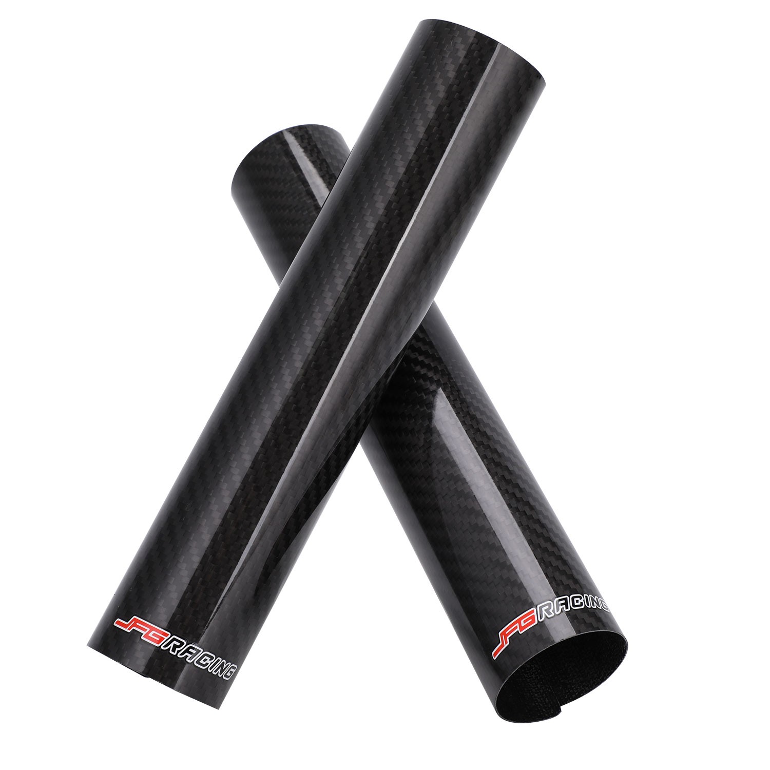 Carbon Fiber Front Fork Shock Guard Covers for Dirt Bike Pit Bike 140-260mm Pair