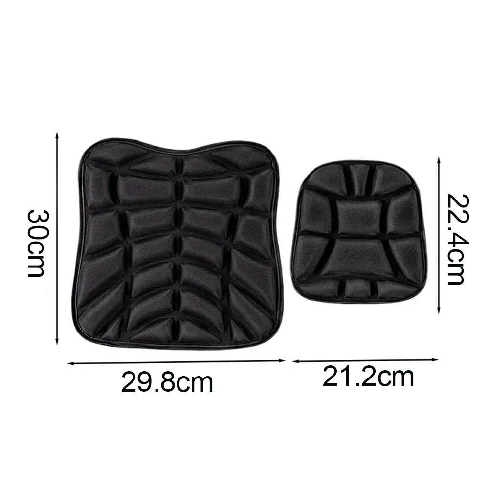 Black Motorcycle Parts Seat Cover Cushion Shockproof Pad Breathable Accessories