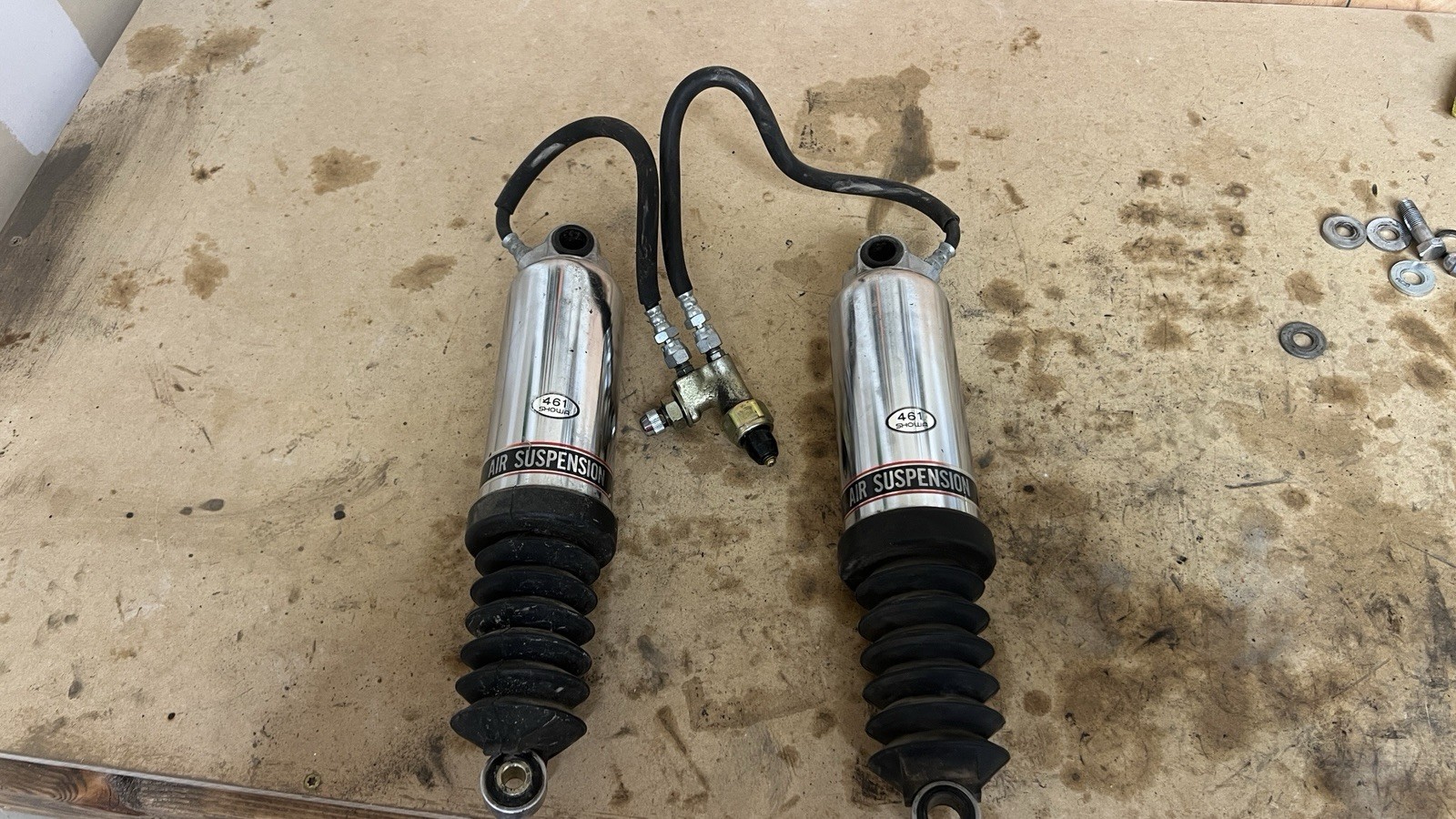 1980 Honda CB900C Custom OEM Rear Shocks/Hydraulic Lines L & R