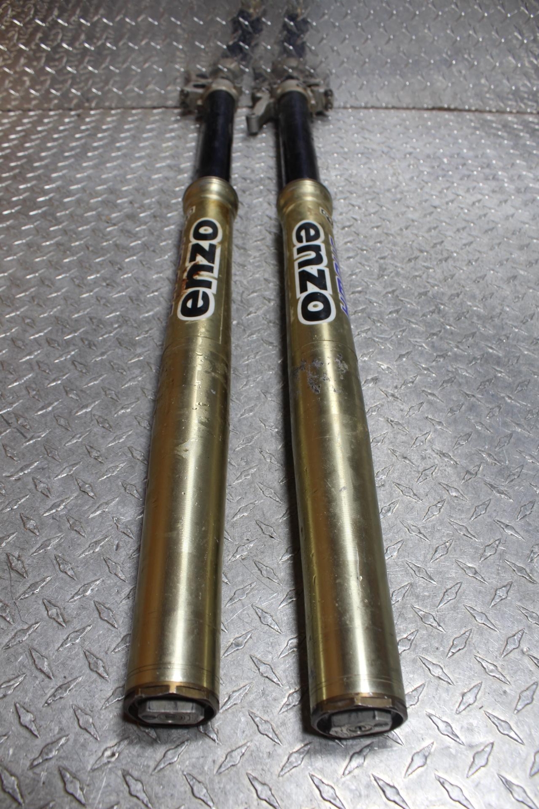 2009 kawasaki kx250f OEM RIGHT LEFT FRONT SUSPENSION FORKS SHOCKS ENZO FORK