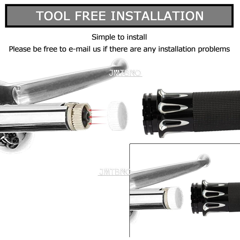 CNC Motorcycle 1″ Hand Grips Handlebar For Harley Davidson XL Sportster 883 1200