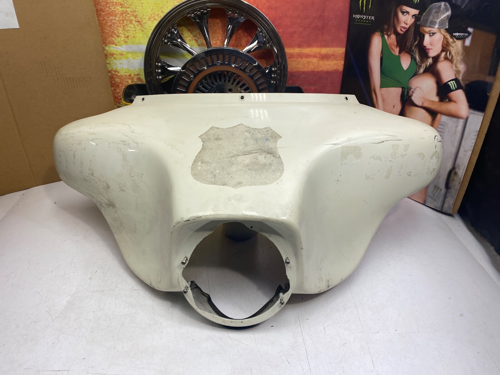 OEM 97-13 Harley Electra Glide Street Glide Front Outer Batwing Fairing
