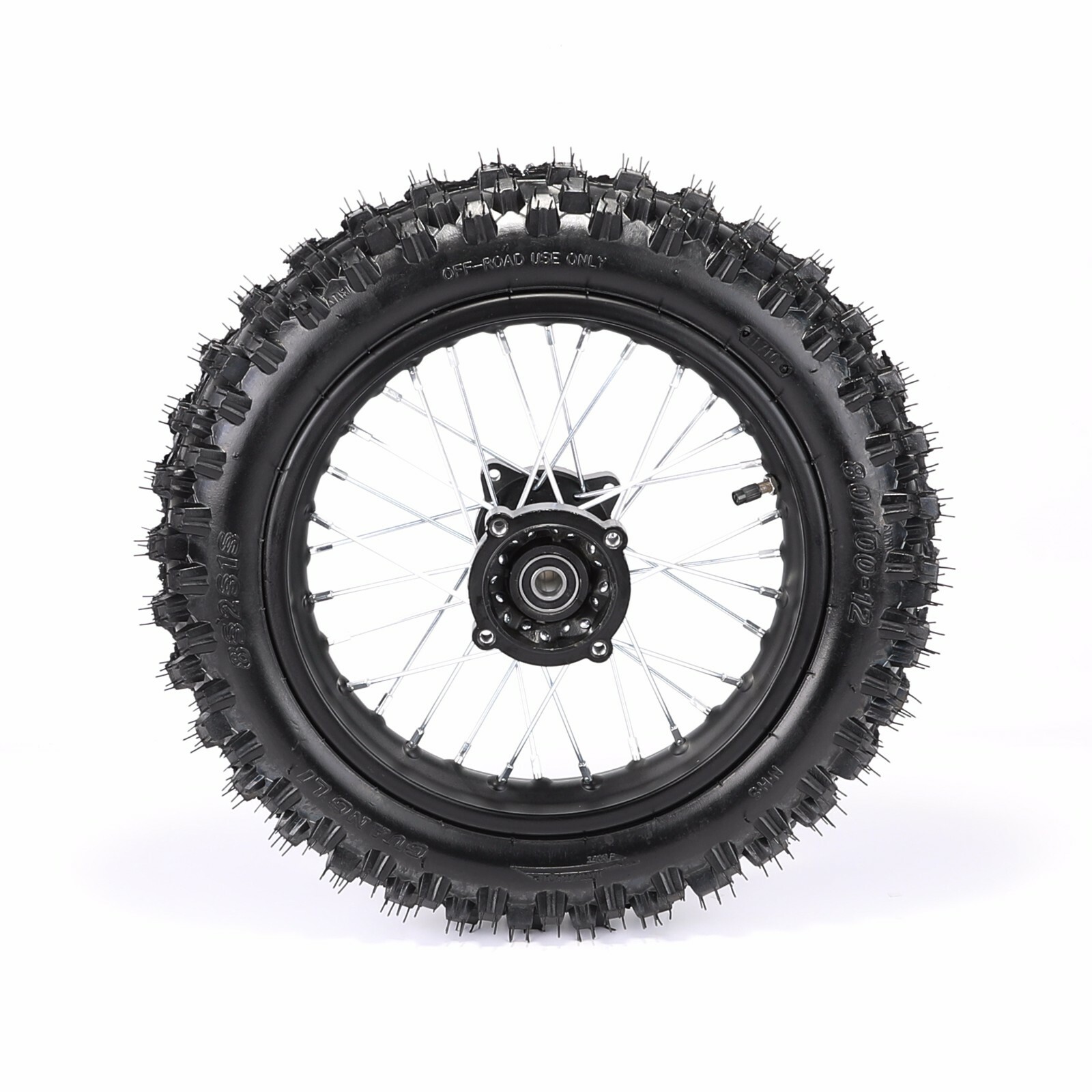 12″ Rear Wheel 80/100-12 Tire Rim 3.00-12 Brake Pit Bike KX65 XR70 SSR 110CC 125