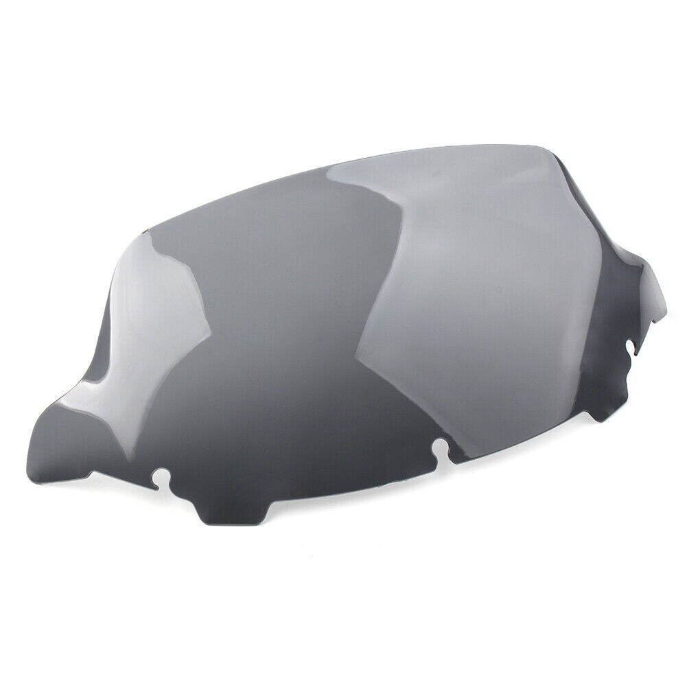 10.5″ Wave Smoke Windshield Windscreen For Harley Touring Street Glide 2014-2024