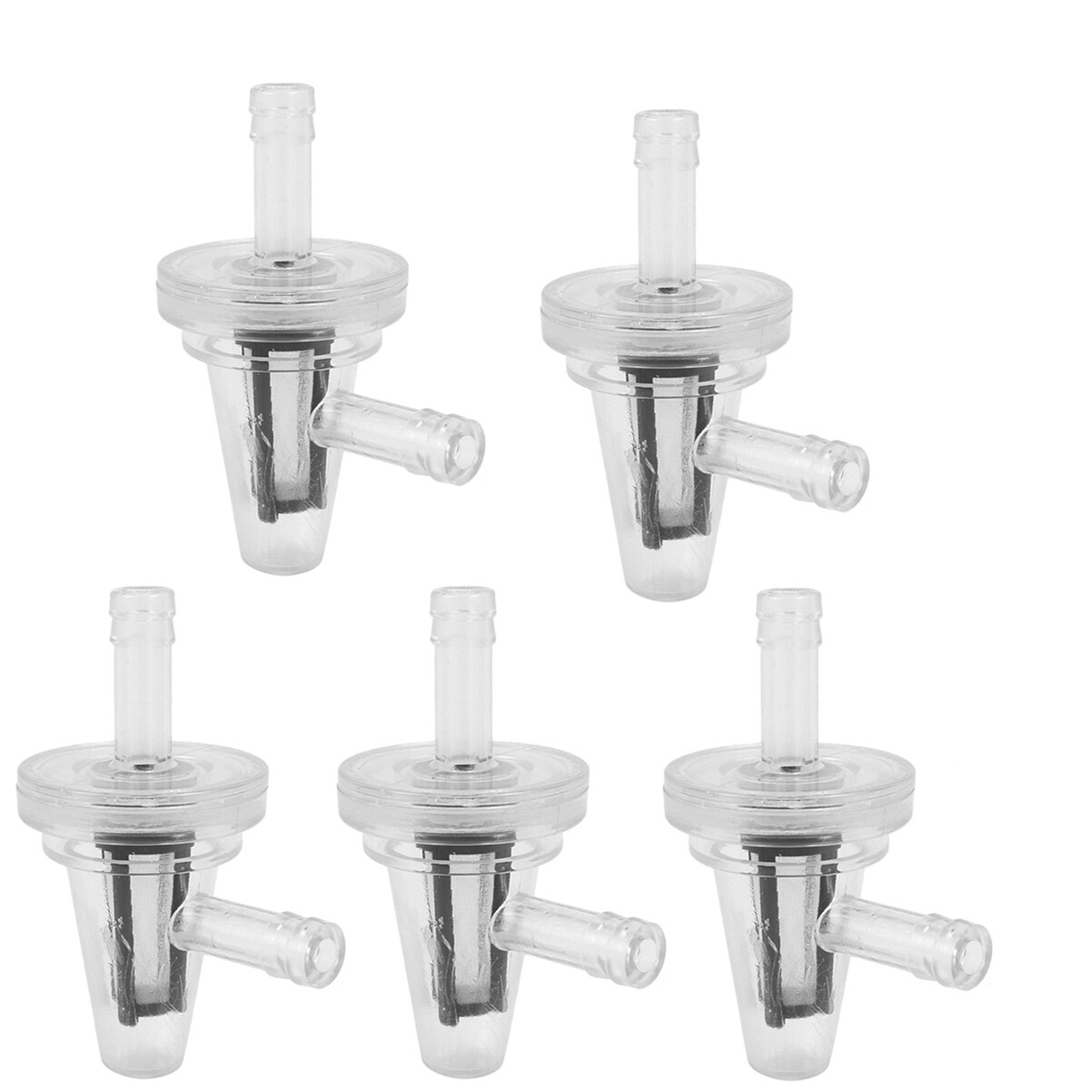 10X 1/4″ Inline Motorcycle Fuel Filter 90 Degree Angle for 6mm 7mm hose lines