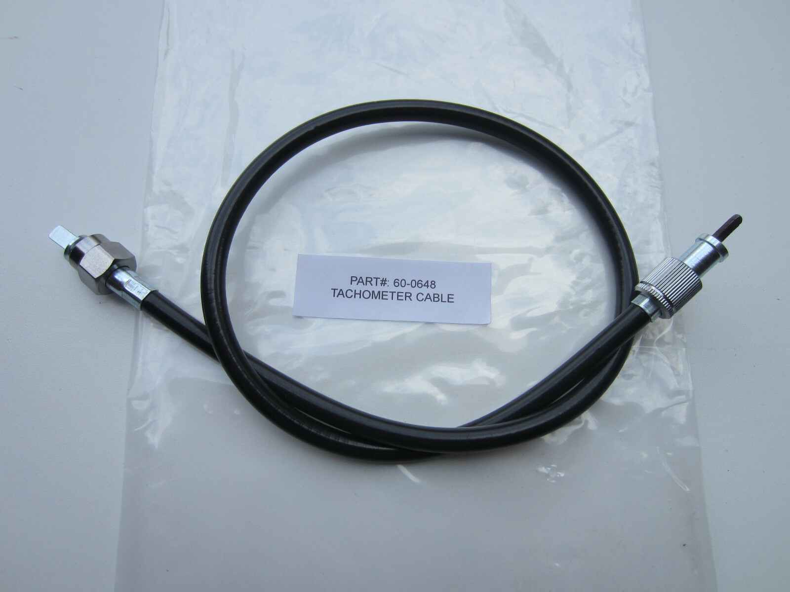 TACHOMETER CABLE 60-0648, D648 TRIUMPH T100 1970-74 AND 1967 ONLY