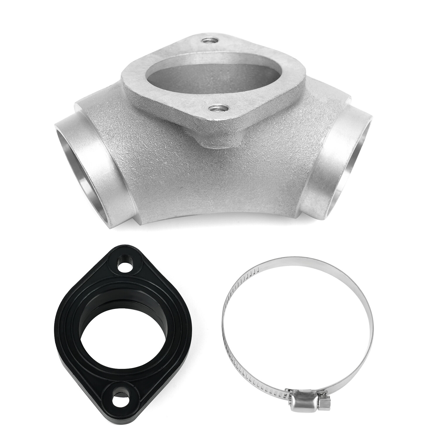 Intake Manifold Rubber Flange Adapter Kit HS42/061-45TC For Harley-Davidson Twin