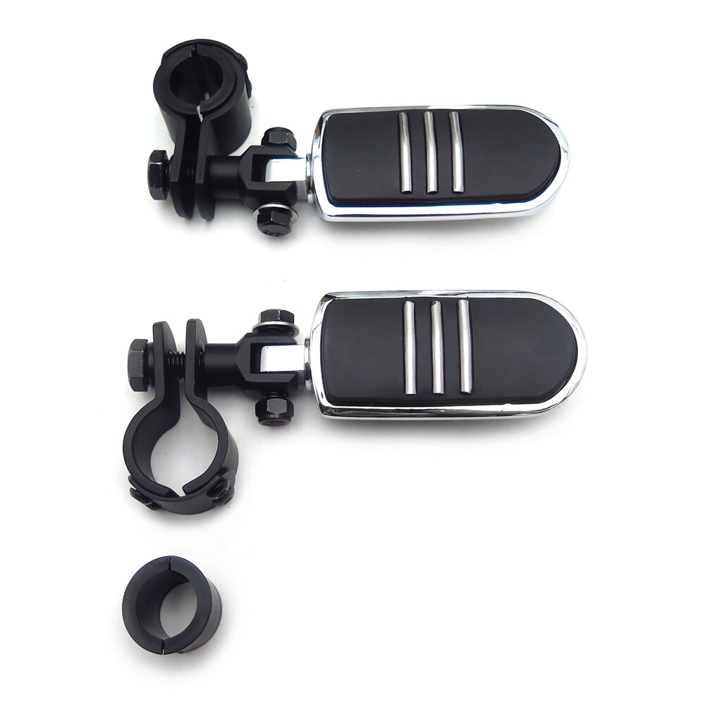 High Quality Billet Aluminum Motorcycle 1 Pair Of Streamliner 1″ 1-1/4″ Foot Peg