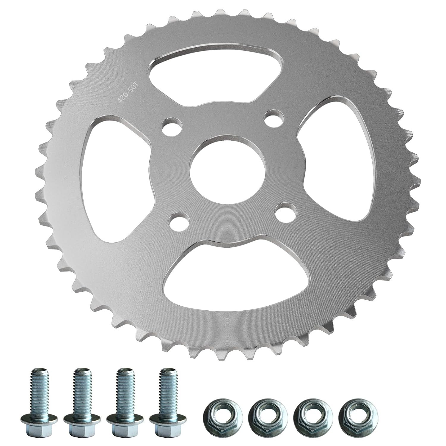 Precision 50 Tooth Sprocket for Coleman Series – Includes Rust-Proof Screws