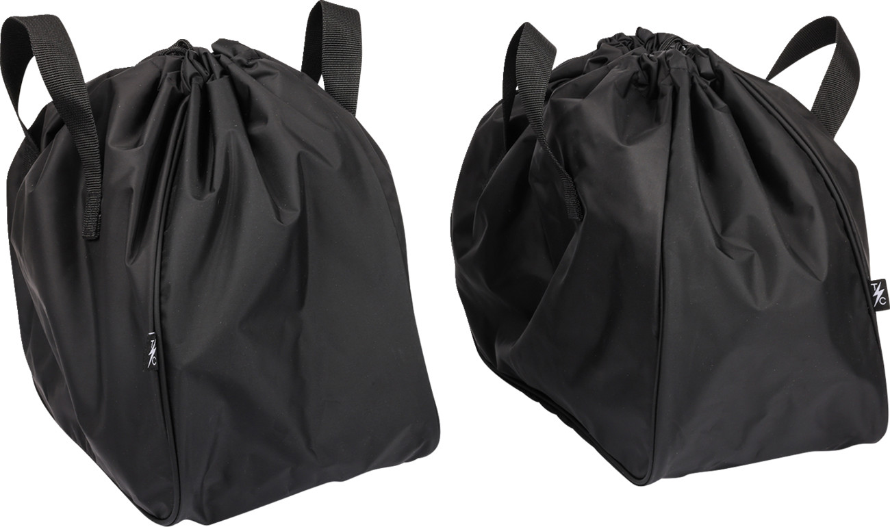 Thrashin Supply Expedition Saddlebags Black TSB-0008 1680D Ballistic Nylon