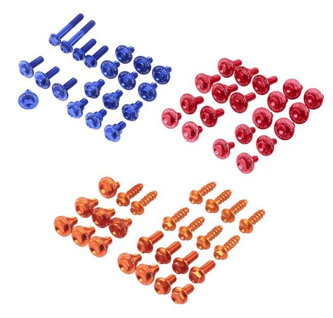 Zeta ZE88-5843 Aluminum Body Bolt Kit – Orange